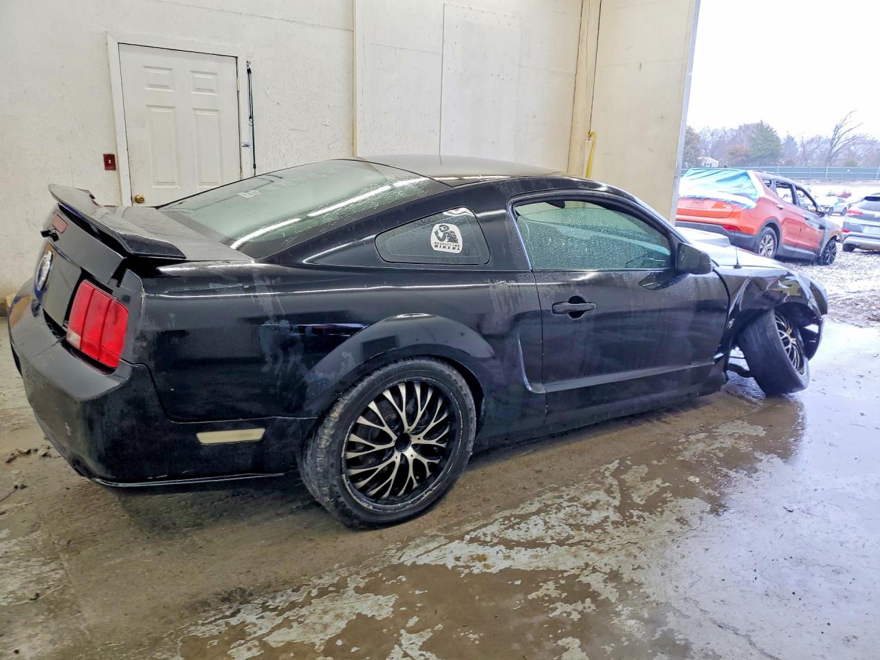 2007 Ford Mustang Gt Black vin: 1ZVFT82H375254928