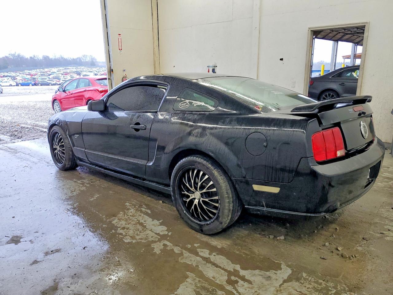 2007 Ford Mustang Gt Black vin: 1ZVFT82H375254928