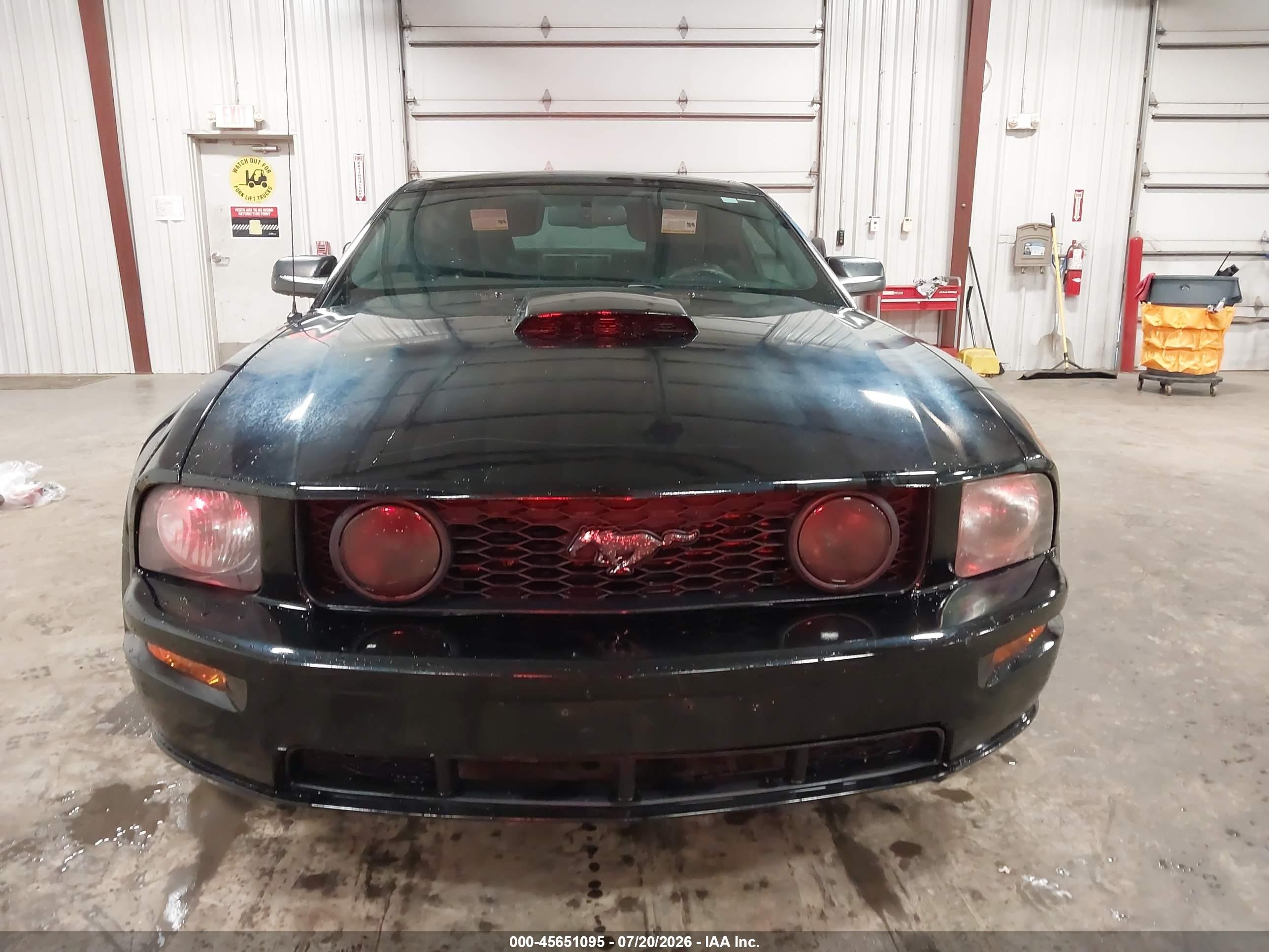 2007 Ford Mustang Gt Deluxe/gt Premium Black vin: 1ZVFT82H375305294