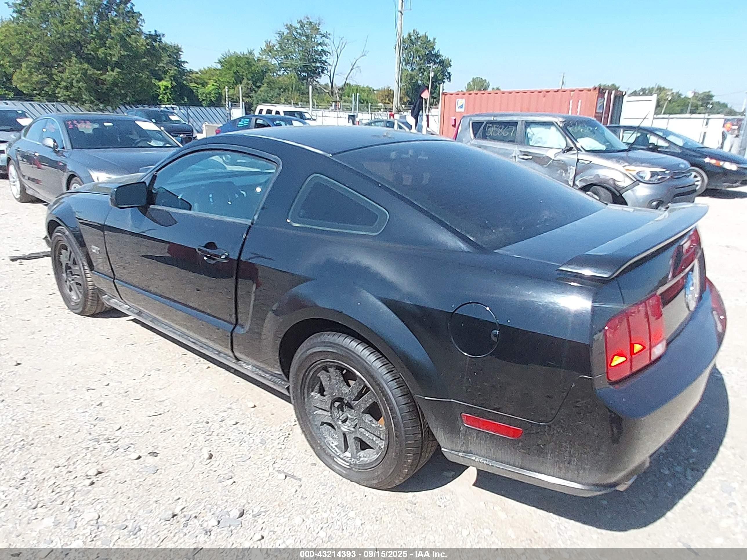 2007 Ford Mustang Gt Deluxe/gt Premium Черный vin: 1ZVFT82H375336397