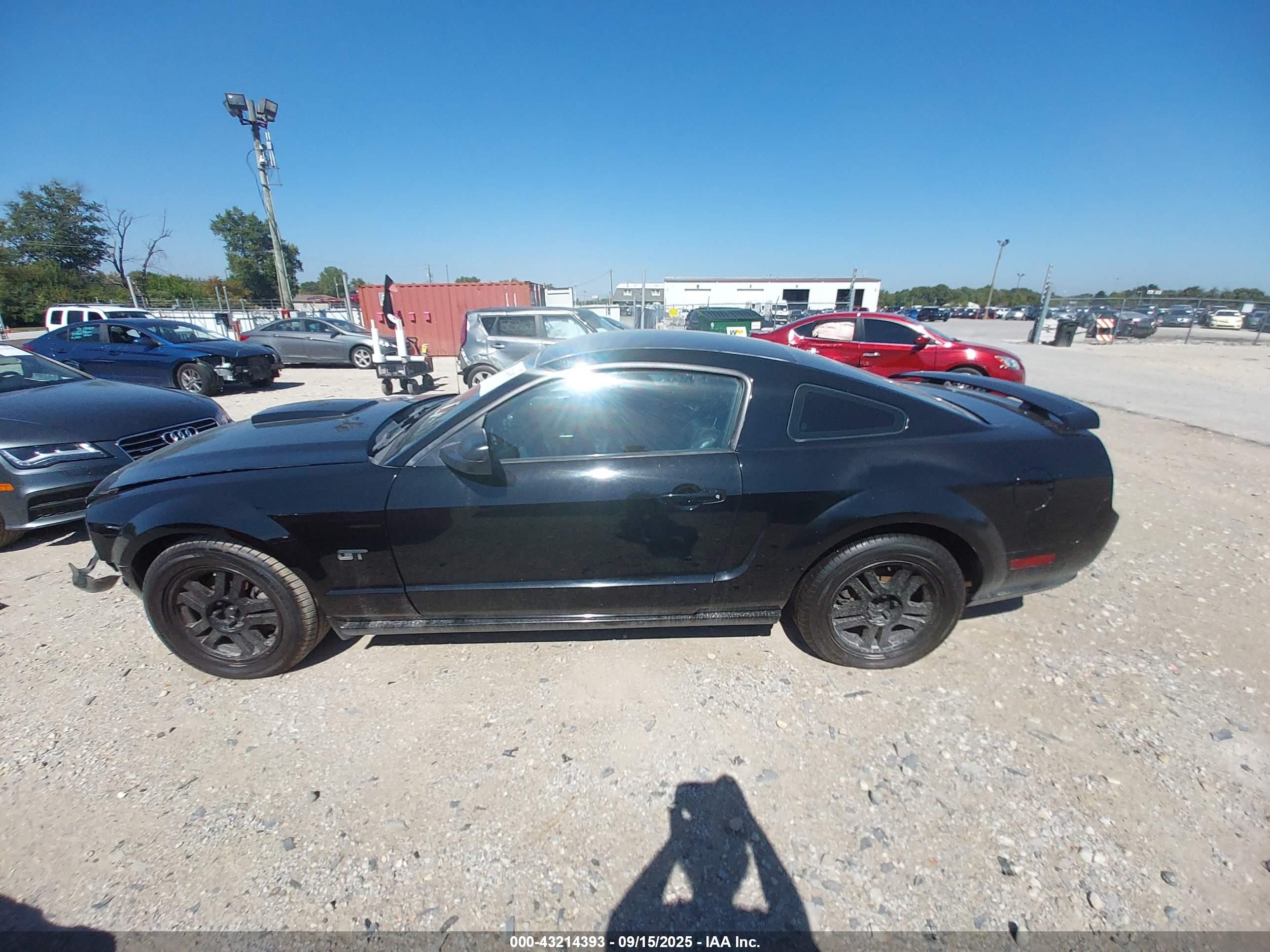 2007 Ford Mustang Gt Deluxe/gt Premium Черный vin: 1ZVFT82H375336397