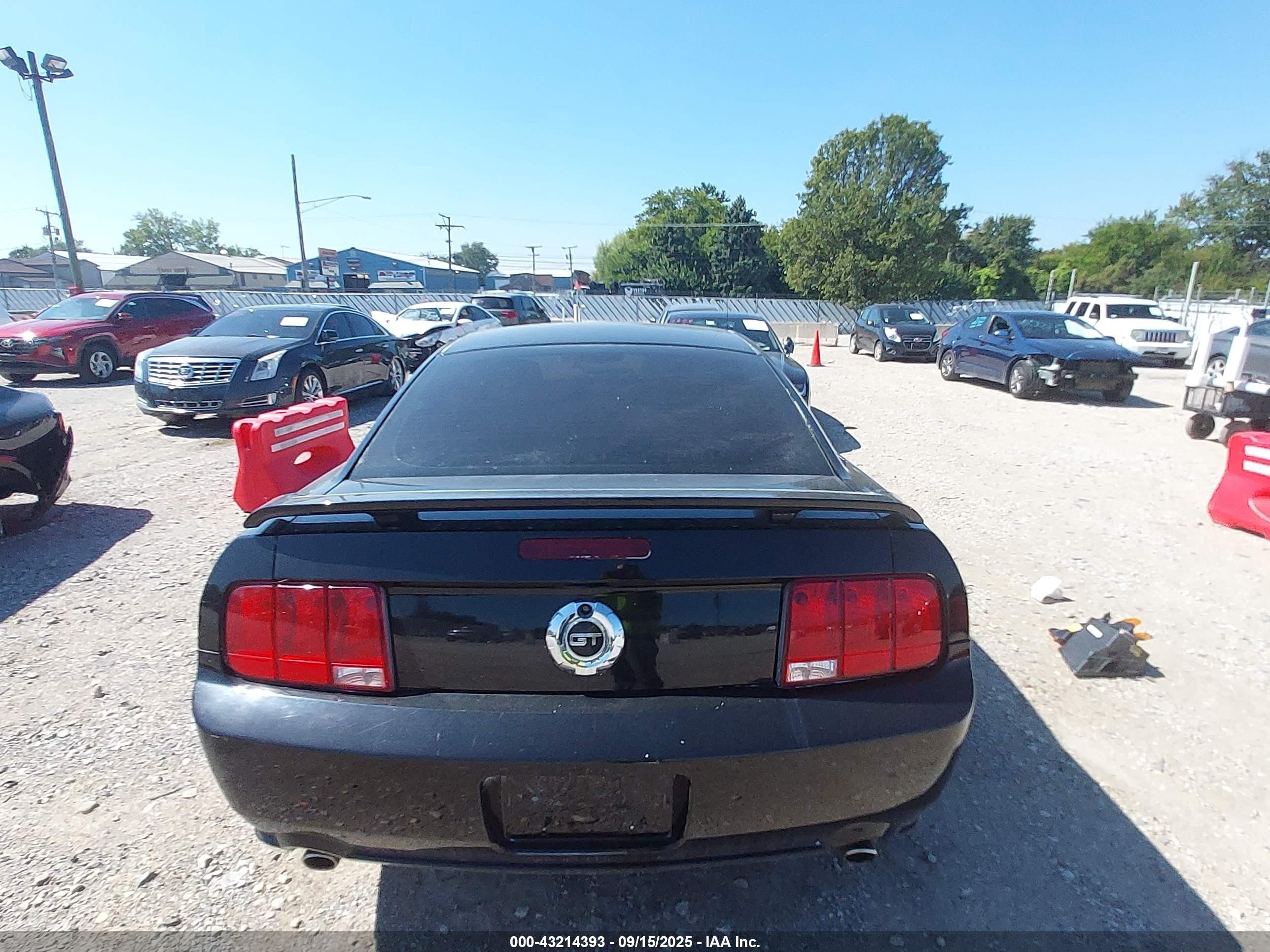 2007 Ford Mustang Gt Deluxe/gt Premium Черный vin: 1ZVFT82H375336397