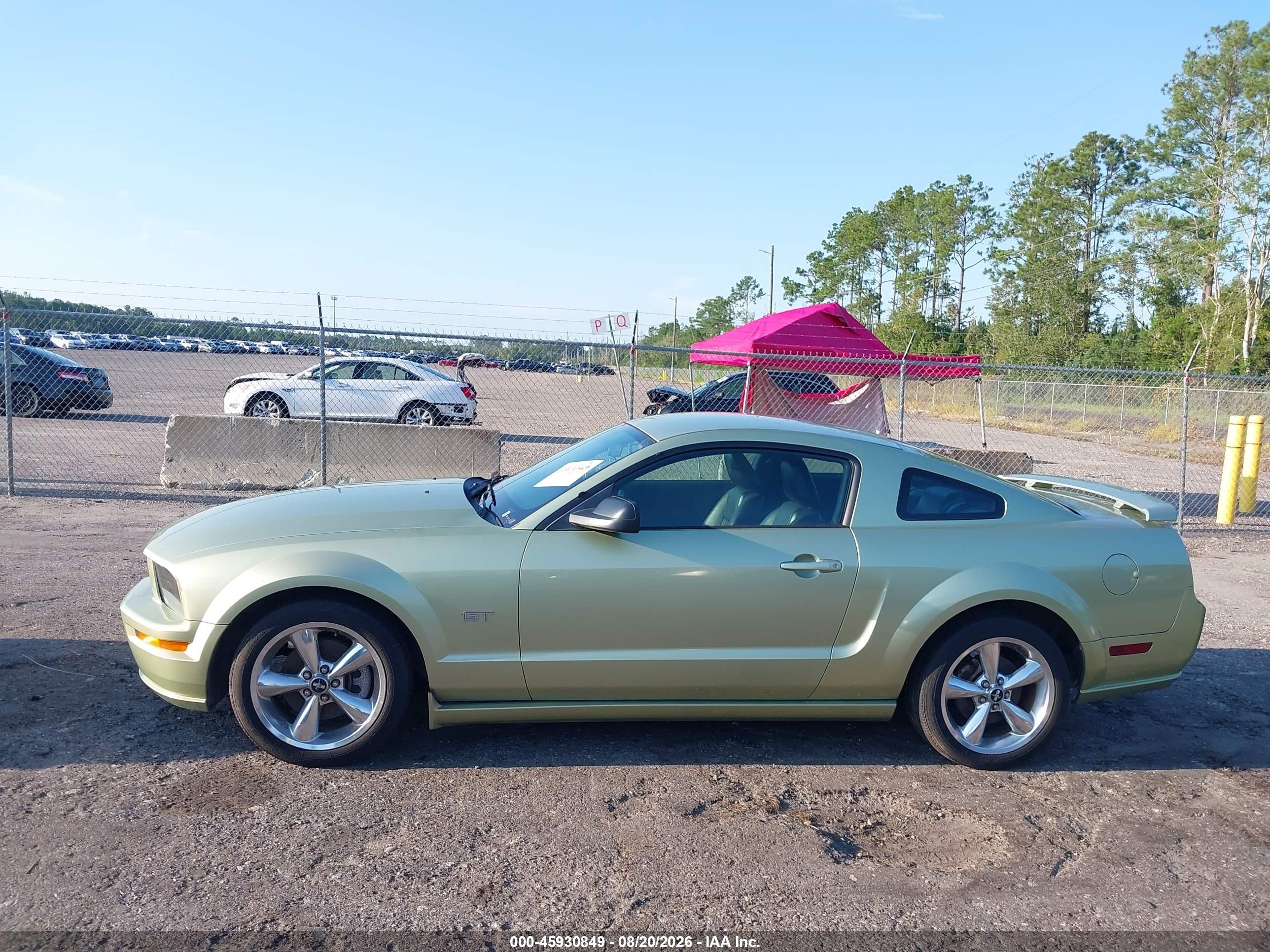 2006 Ford Mustang Gt Green vin: 1ZVFT82H465228370