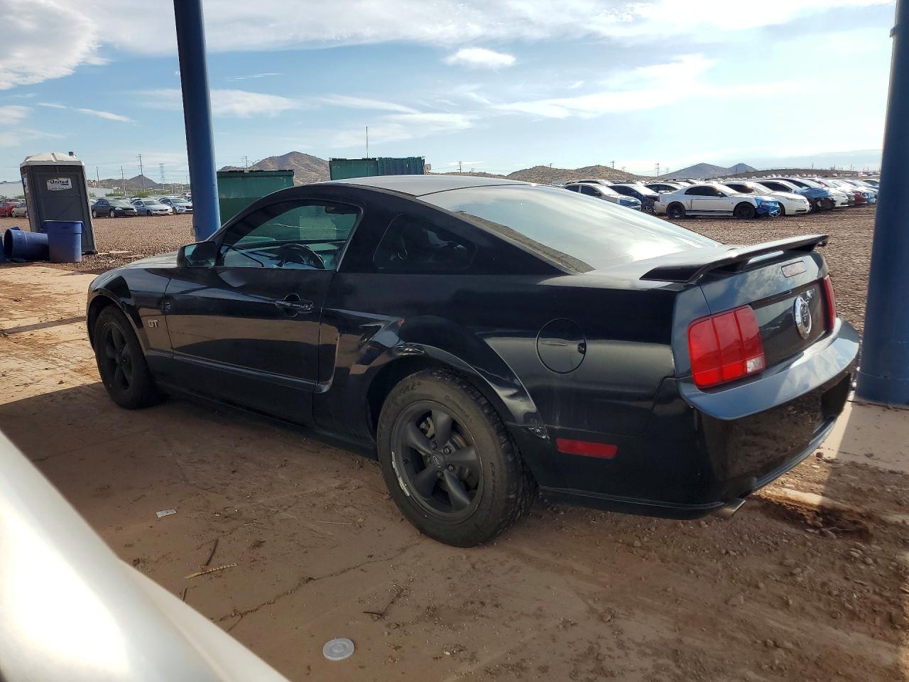 2007 Ford Mustang Gt Black vin: 1ZVFT82H475240181