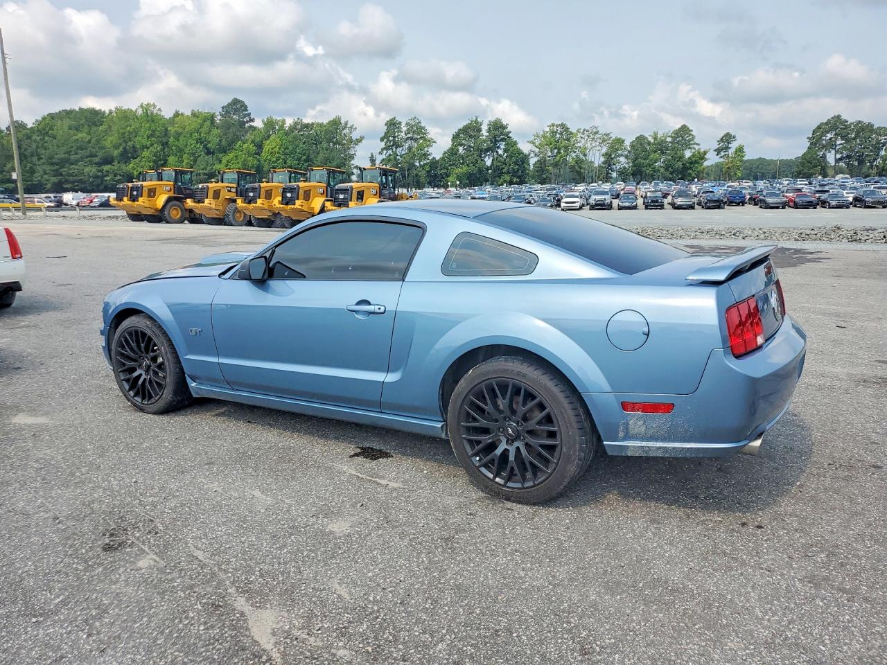 2007 Ford Mustang Gt Синий vin: 1ZVFT82H475282933