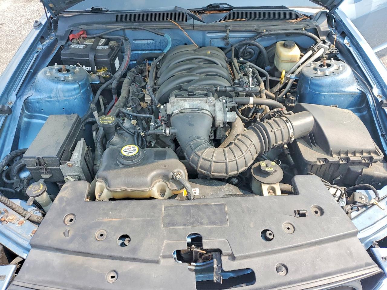 2007 Ford Mustang Gt Синий vin: 1ZVFT82H475282933