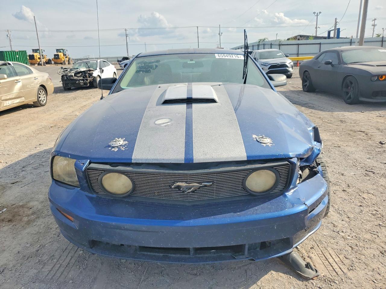 2007 Ford Mustang Gt Blue vin: 1ZVFT82H475301030