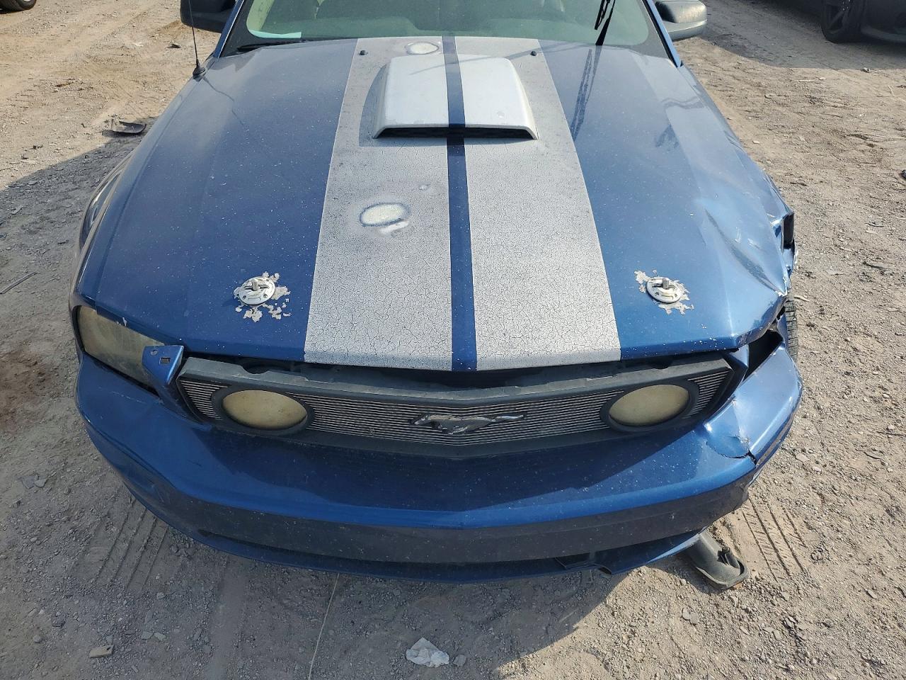 2007 Ford Mustang Gt Blue vin: 1ZVFT82H475301030