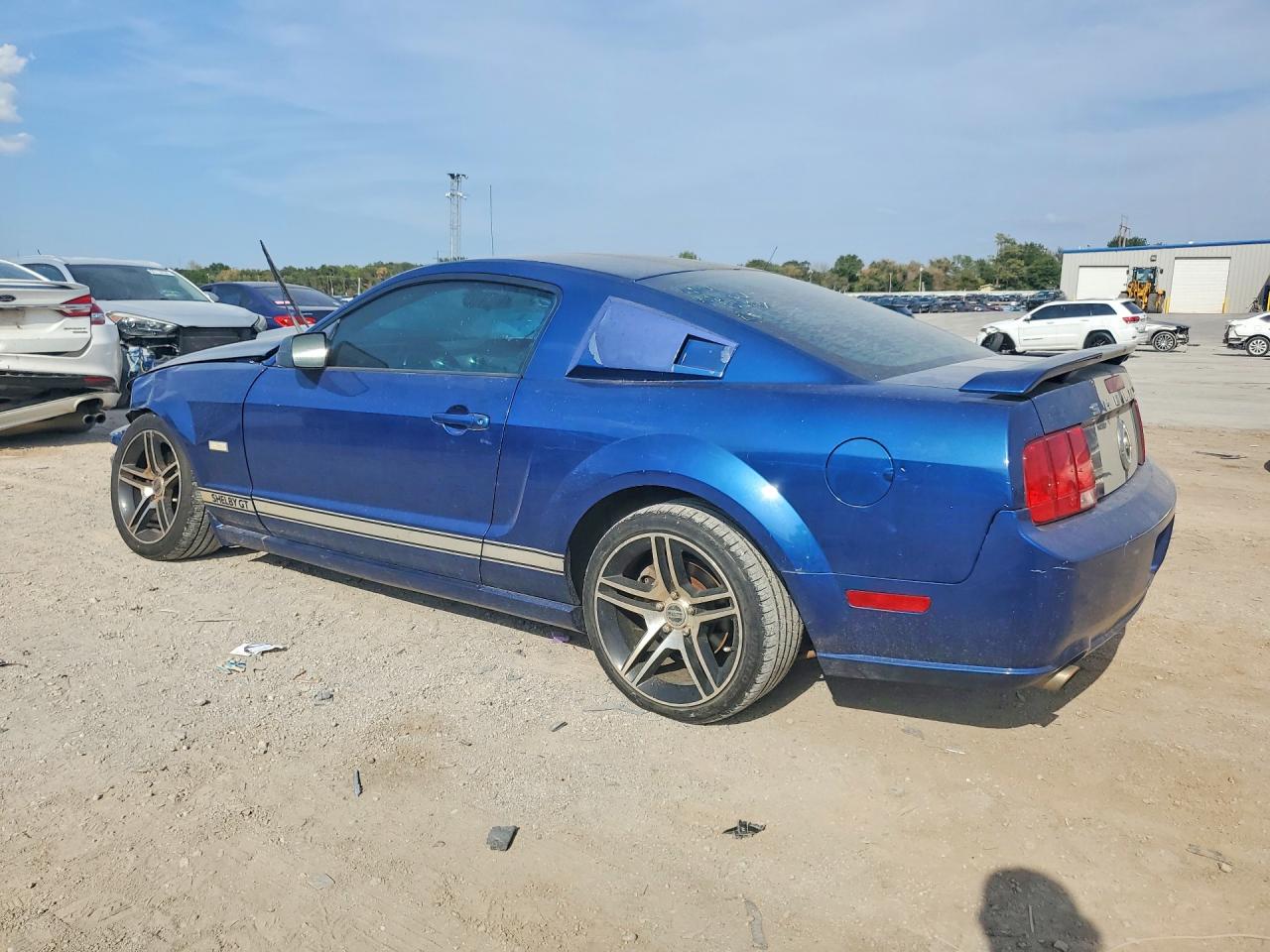 2007 Ford Mustang Gt Blue vin: 1ZVFT82H475301030