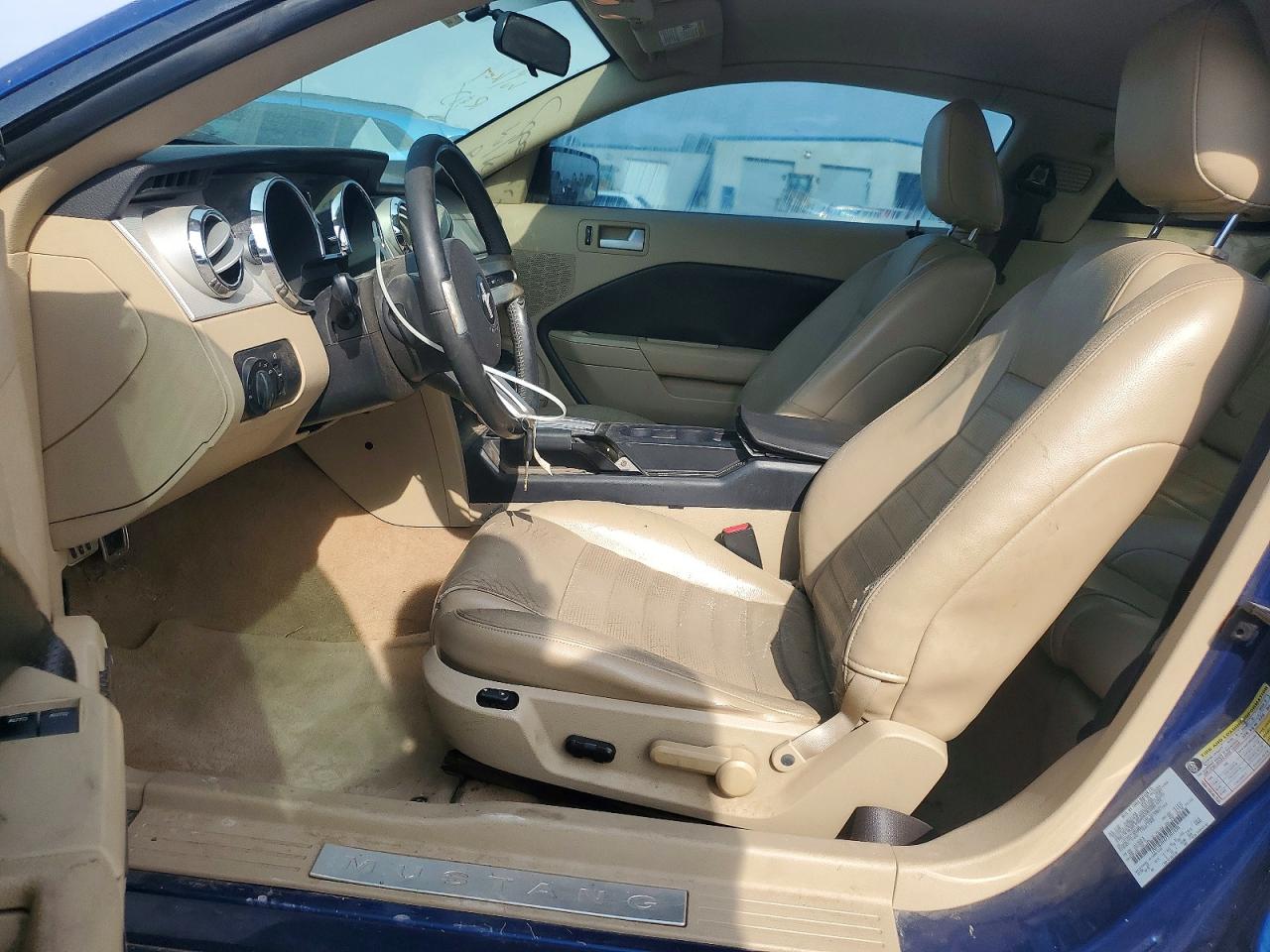 2007 Ford Mustang Gt Blue vin: 1ZVFT82H475301030
