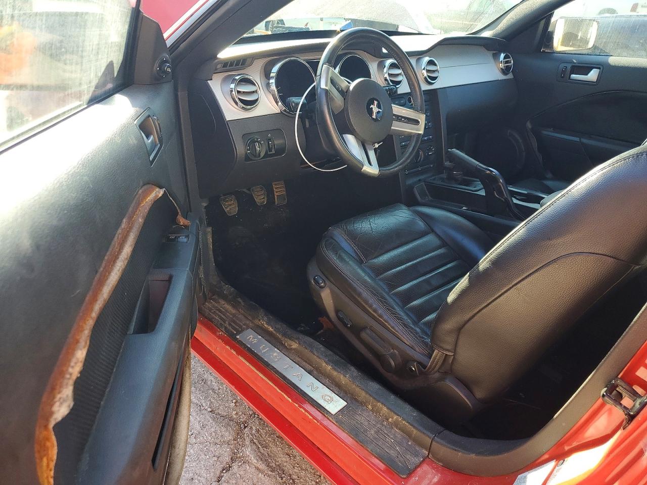 2005 Ford Mustang Gt Red vin: 1ZVFT82H555103781