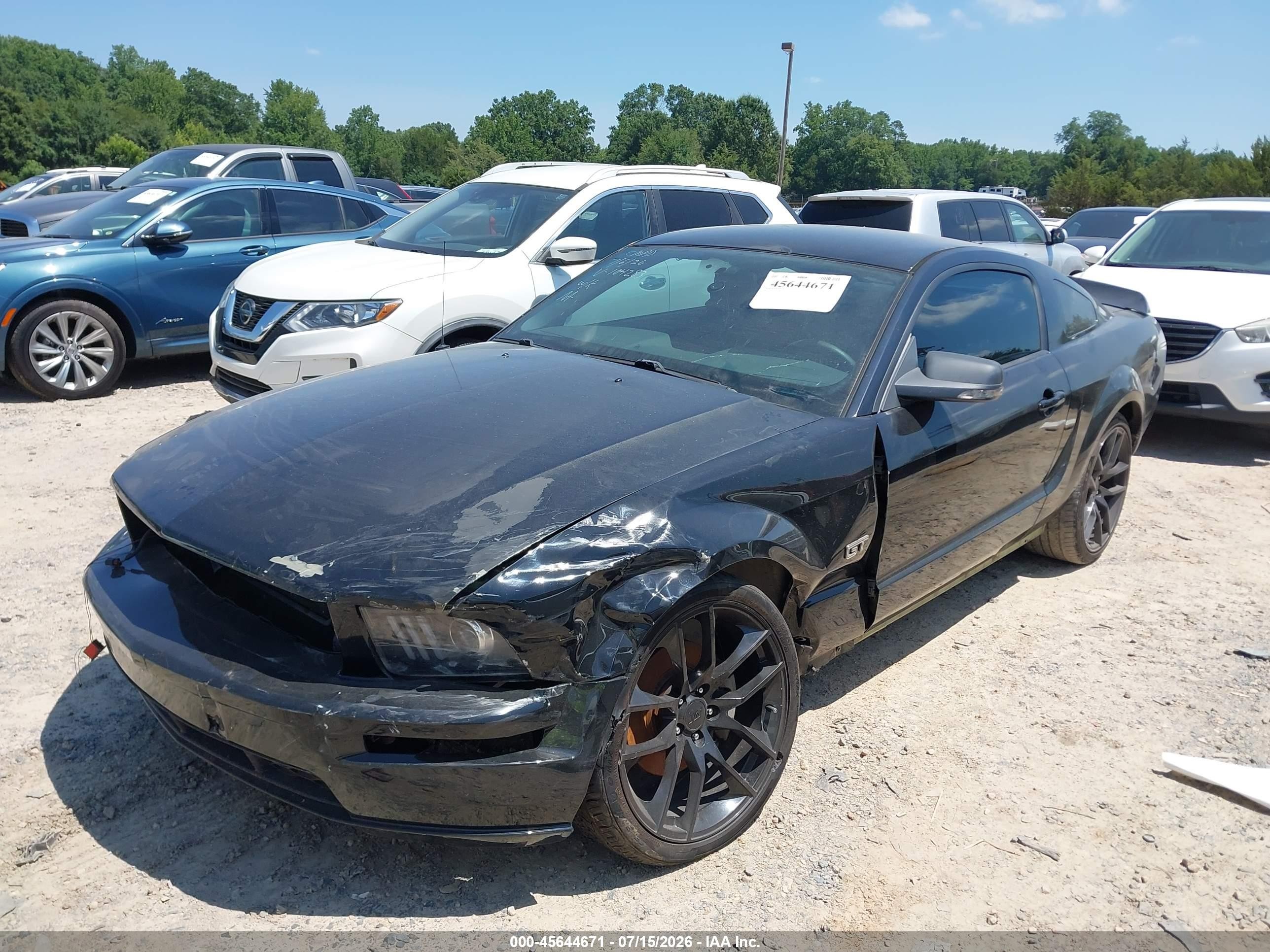 2005 Ford Mustang Gt Deluxe/gt Premium Black vin: 1ZVFT82H555104283
