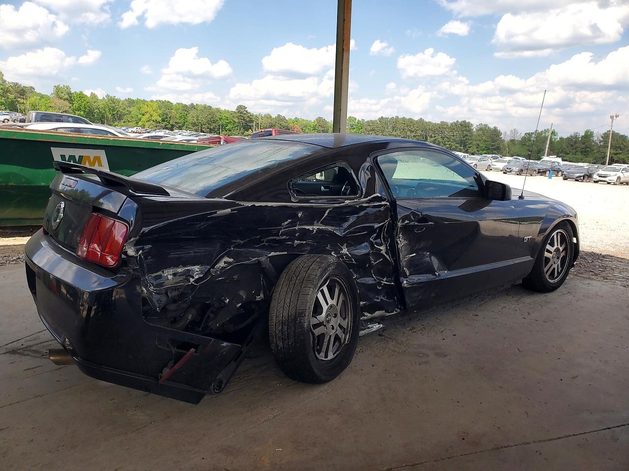 2006 Ford Mustang Gt Black vin: 1ZVFT82H565158913