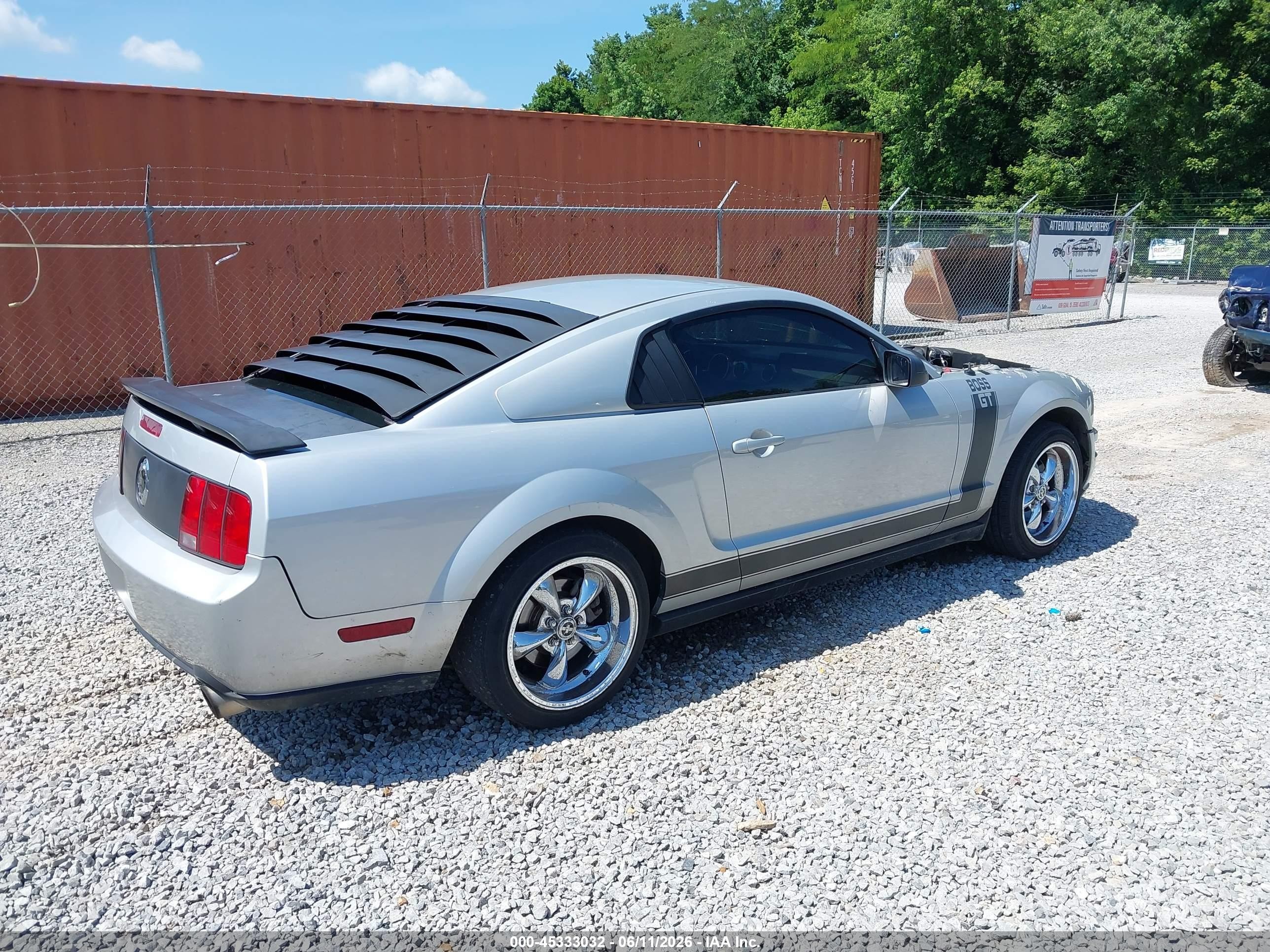 2006 Ford Mustang Gt Silver vin: 1ZVFT82H565184086