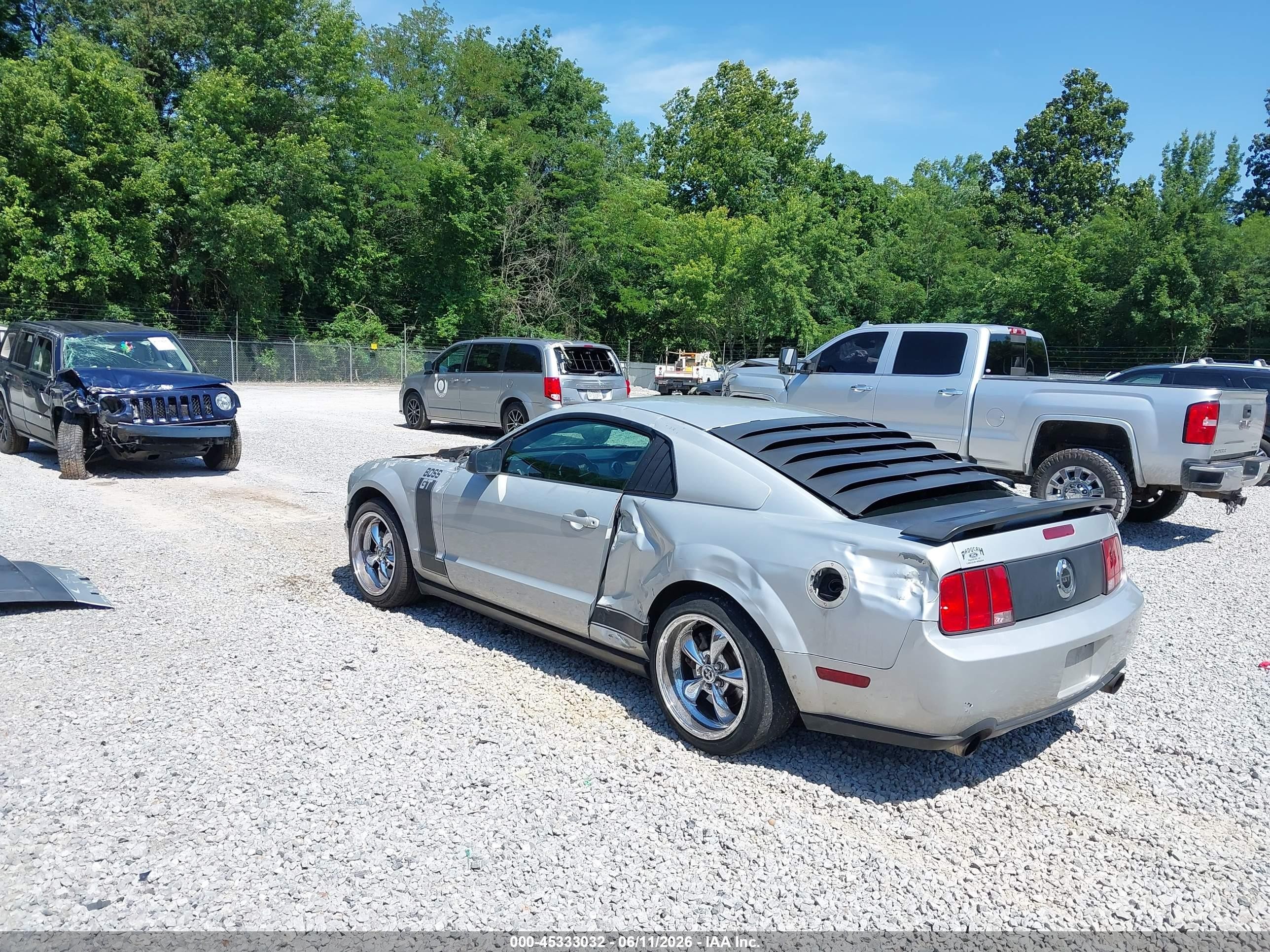 2006 Ford Mustang Gt Silver vin: 1ZVFT82H565184086