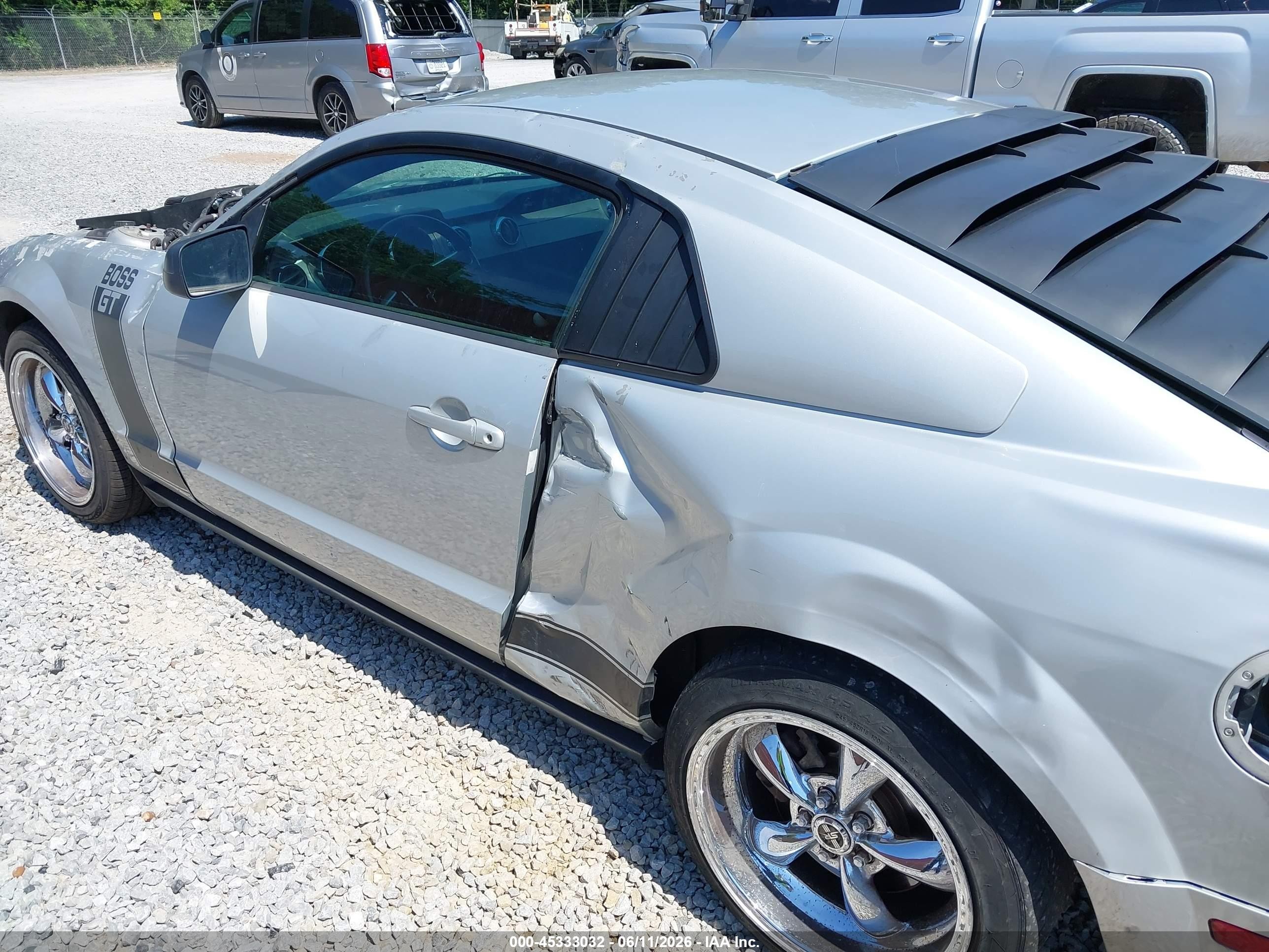 2006 Ford Mustang Gt Silver vin: 1ZVFT82H565184086