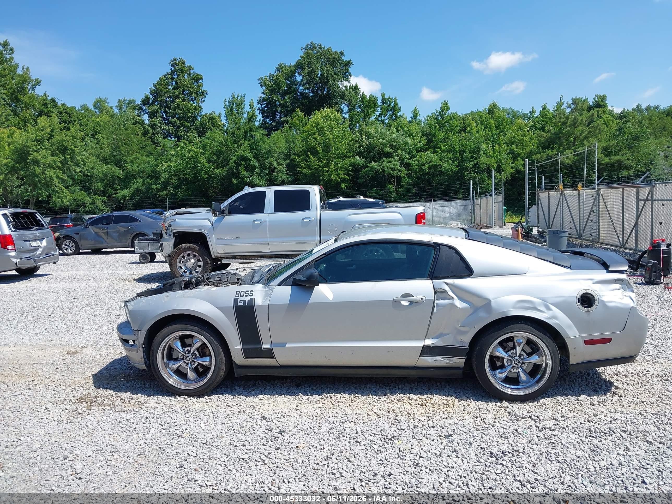 2006 Ford Mustang Gt Silver vin: 1ZVFT82H565184086