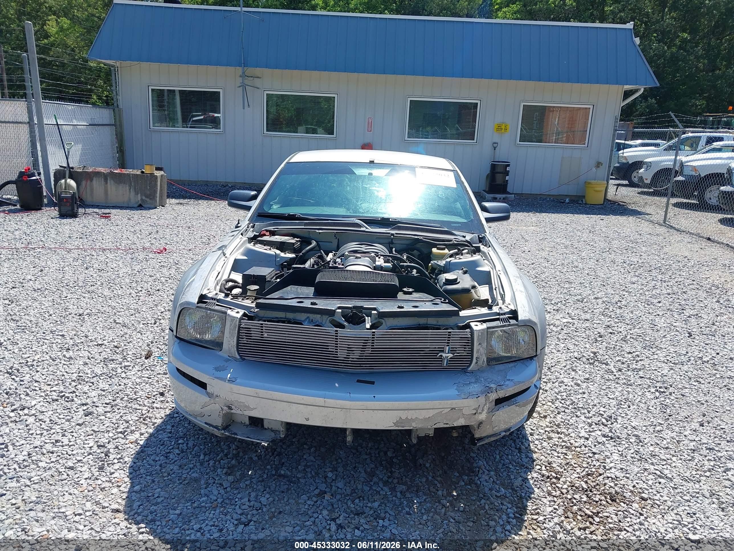 2006 Ford Mustang Gt Silver vin: 1ZVFT82H565184086