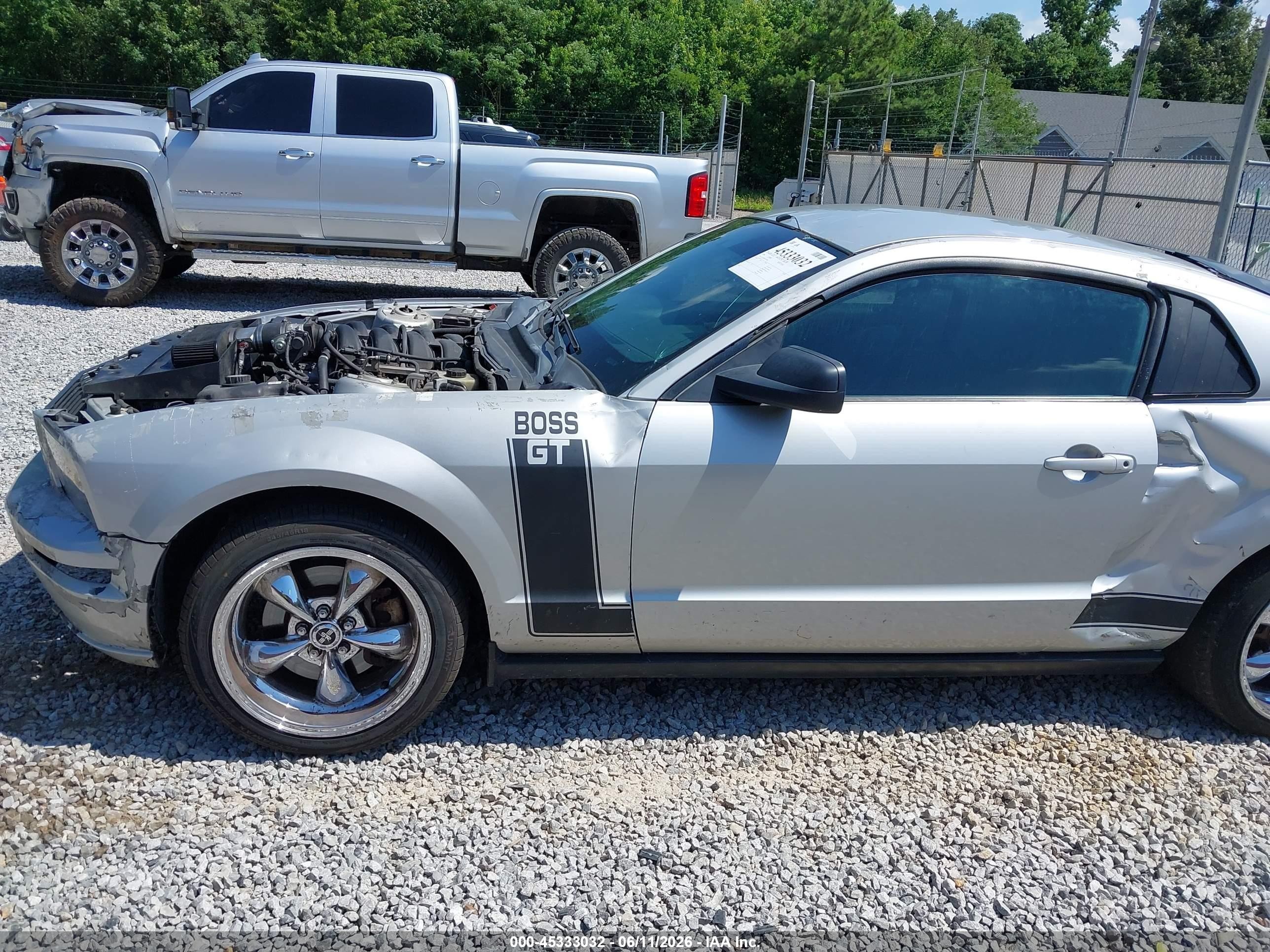 2006 Ford Mustang Gt Silver vin: 1ZVFT82H565184086