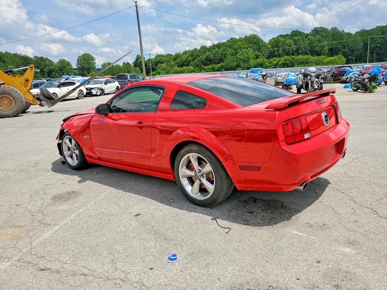 2006 Ford Mustang Gt Red vin: 1ZVFT82H565212730