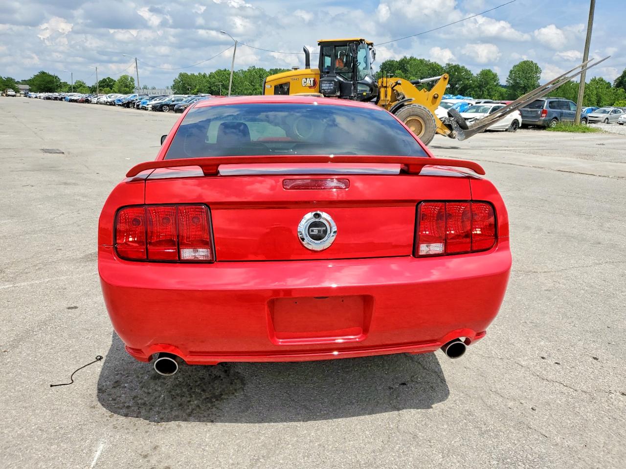2006 Ford Mustang Gt Red vin: 1ZVFT82H565212730