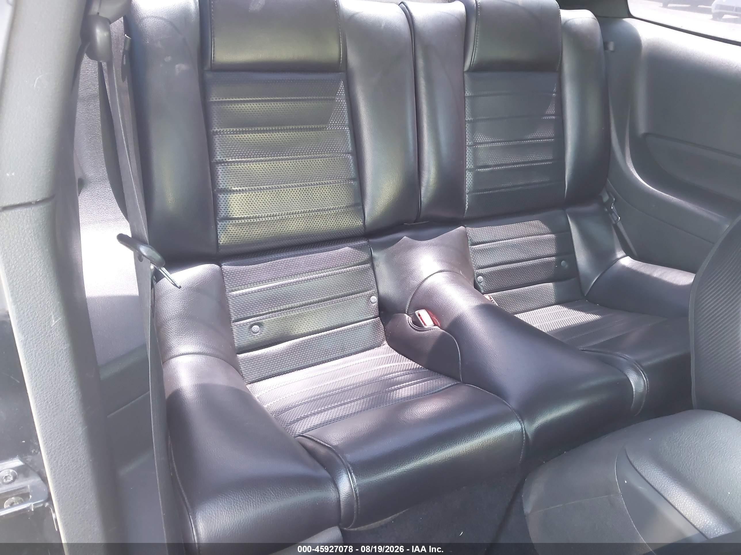 2006 Ford Mustang Gt Black vin: 1ZVFT82H565264617