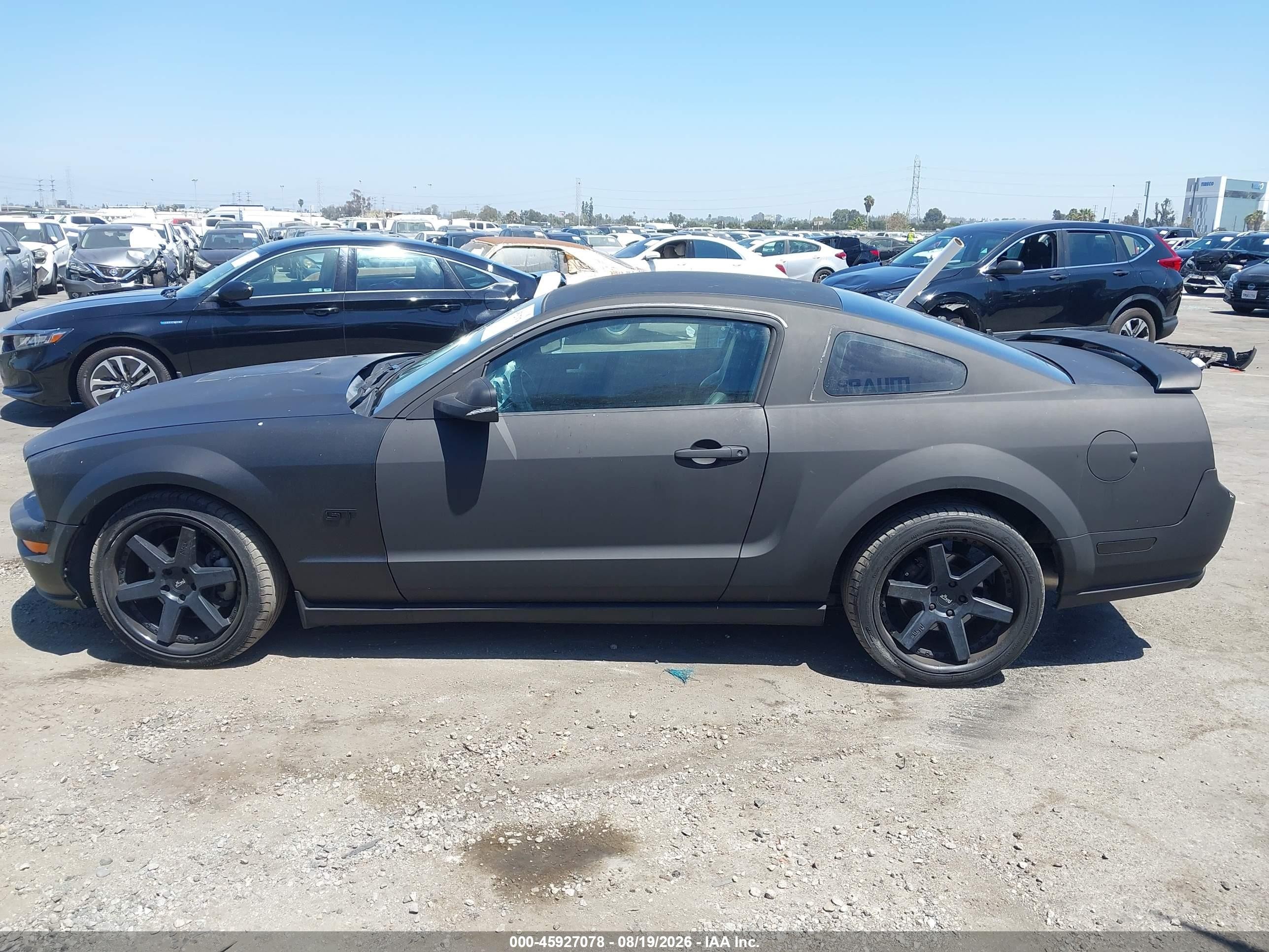 2006 Ford Mustang Gt Black vin: 1ZVFT82H565264617