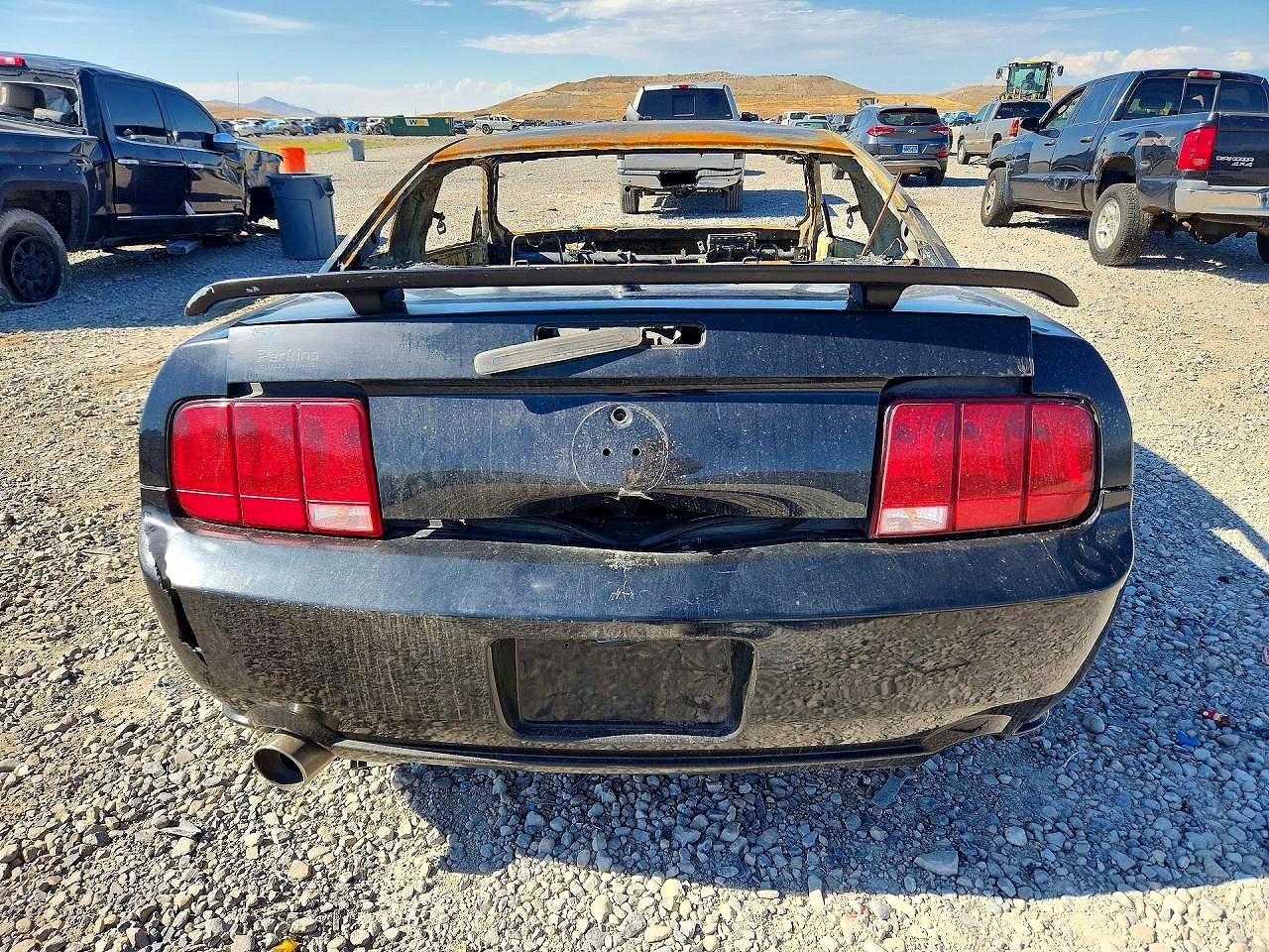 2007 Ford Mustang Gt Black vin: 1ZVFT82H575215760