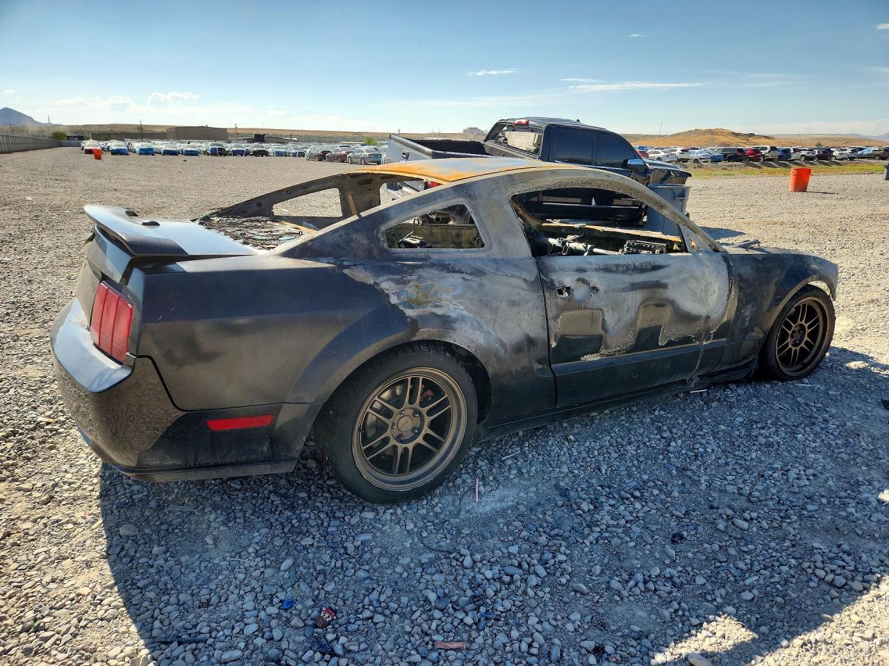 2007 Ford Mustang Gt Black vin: 1ZVFT82H575215760