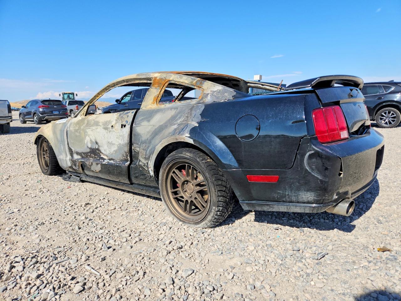 2007 Ford Mustang Gt Black vin: 1ZVFT82H575215760