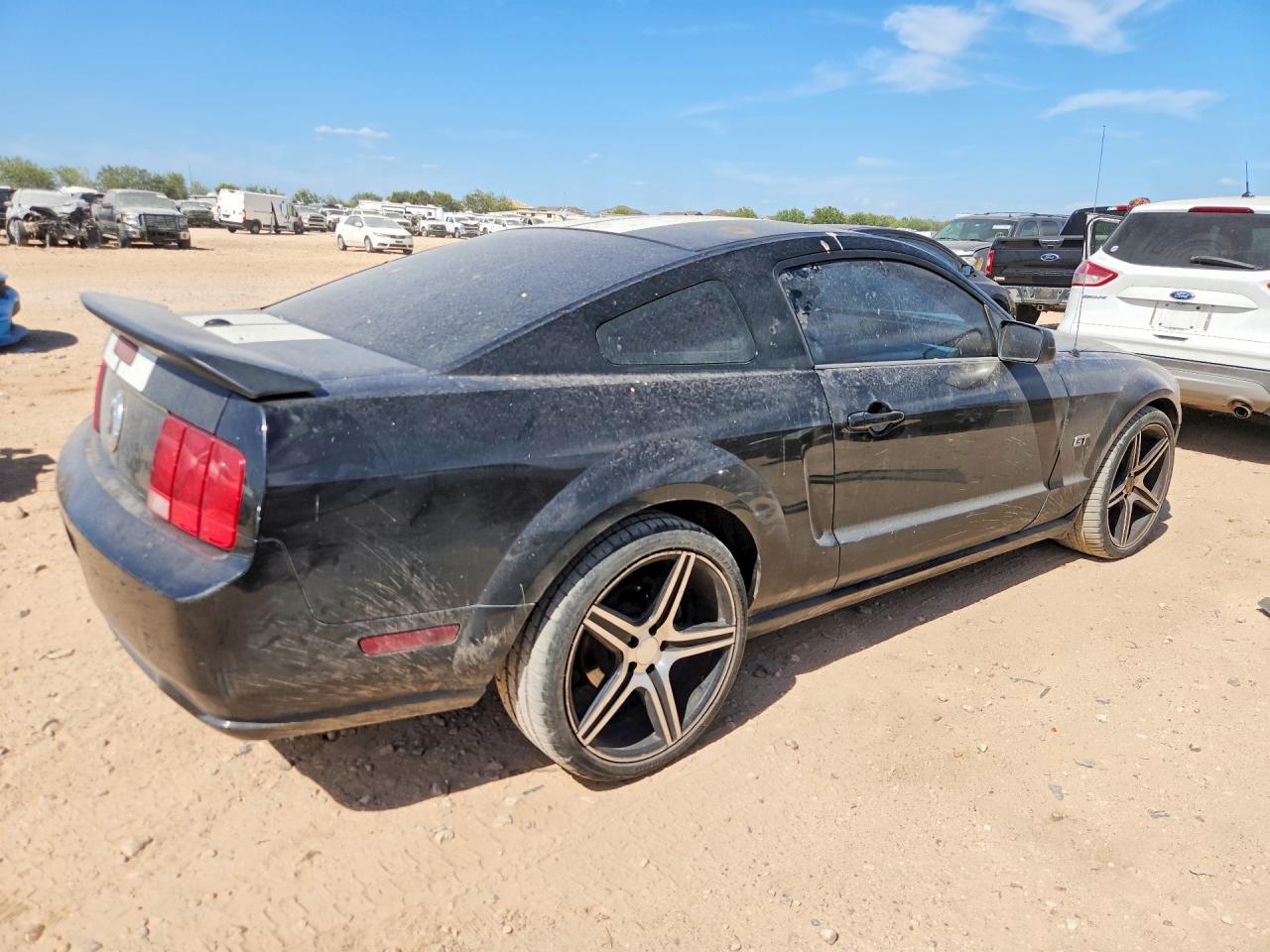 2007 Ford Mustang Gt Black vin: 1ZVFT82H575216438
