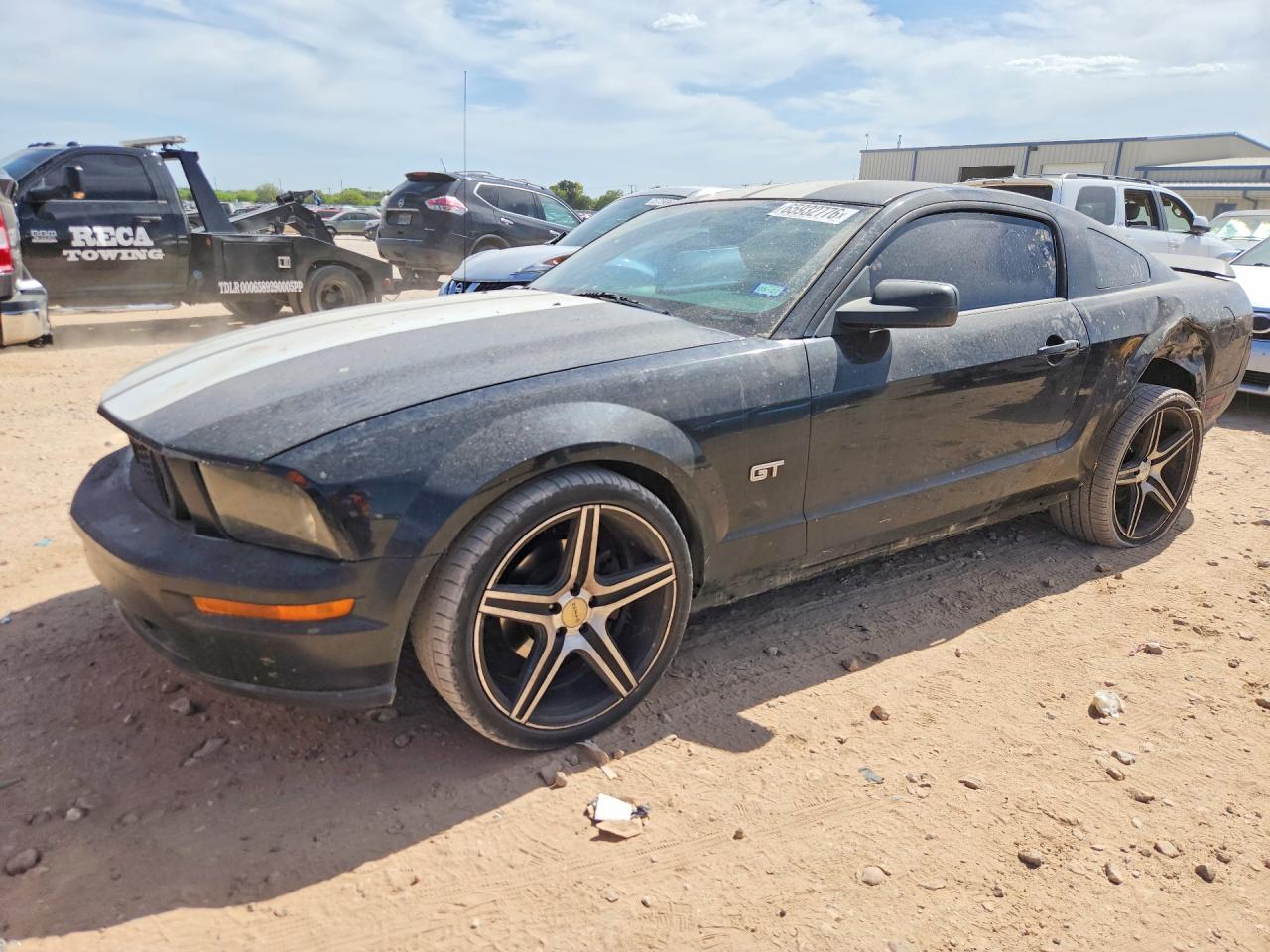 2007 Ford Mustang Gt Black vin: 1ZVFT82H575216438