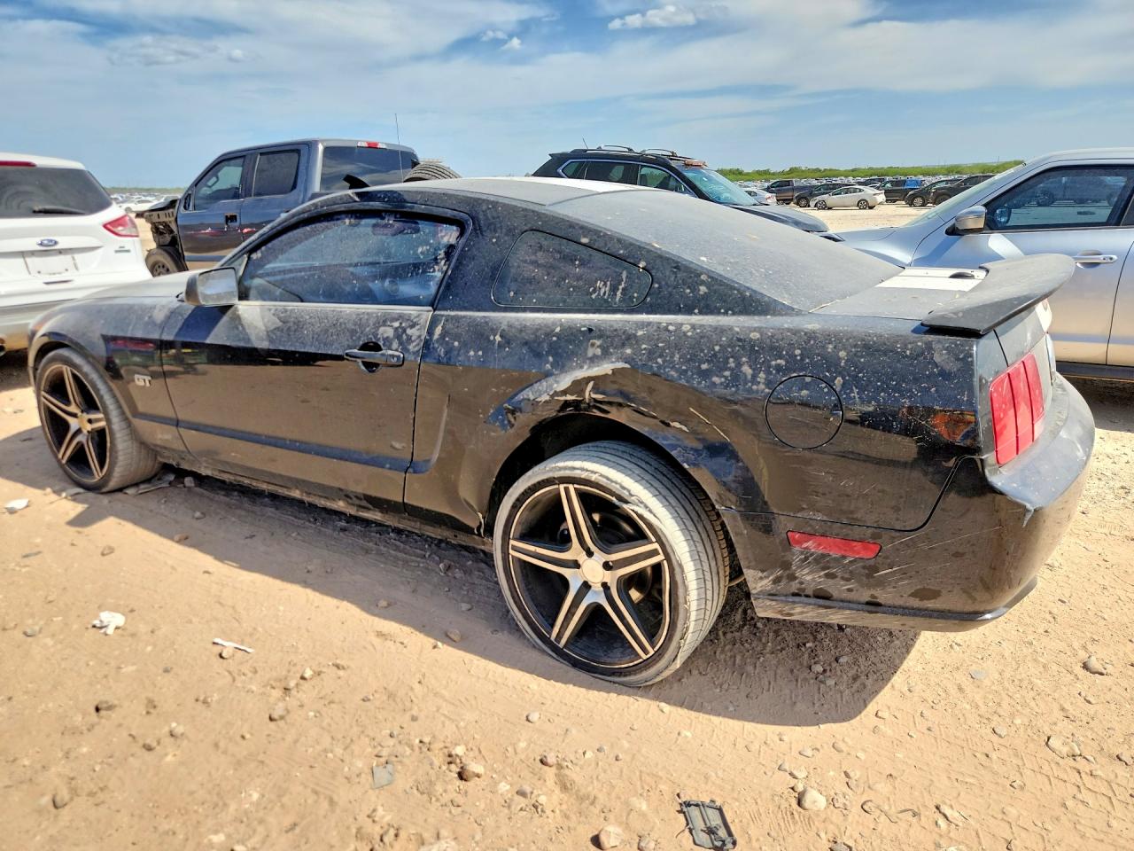 2007 Ford Mustang Gt Black vin: 1ZVFT82H575216438