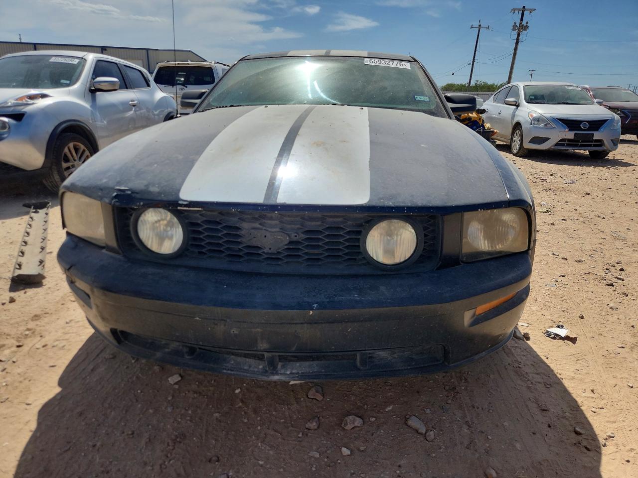 2007 Ford Mustang Gt Black vin: 1ZVFT82H575216438