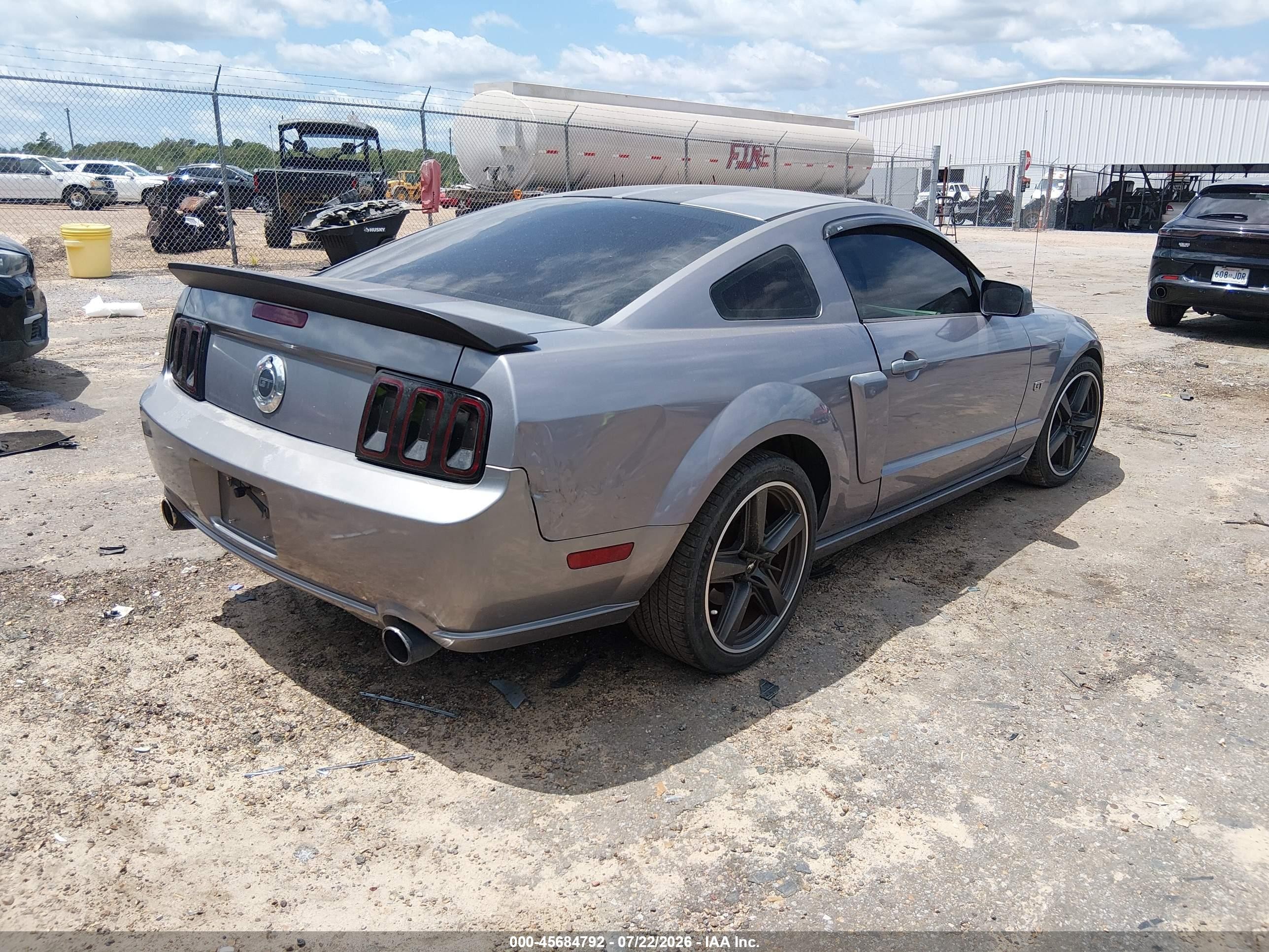 2007 Ford Mustang Gt Deluxe/gt Premium Gray vin: 1ZVFT82H575231571