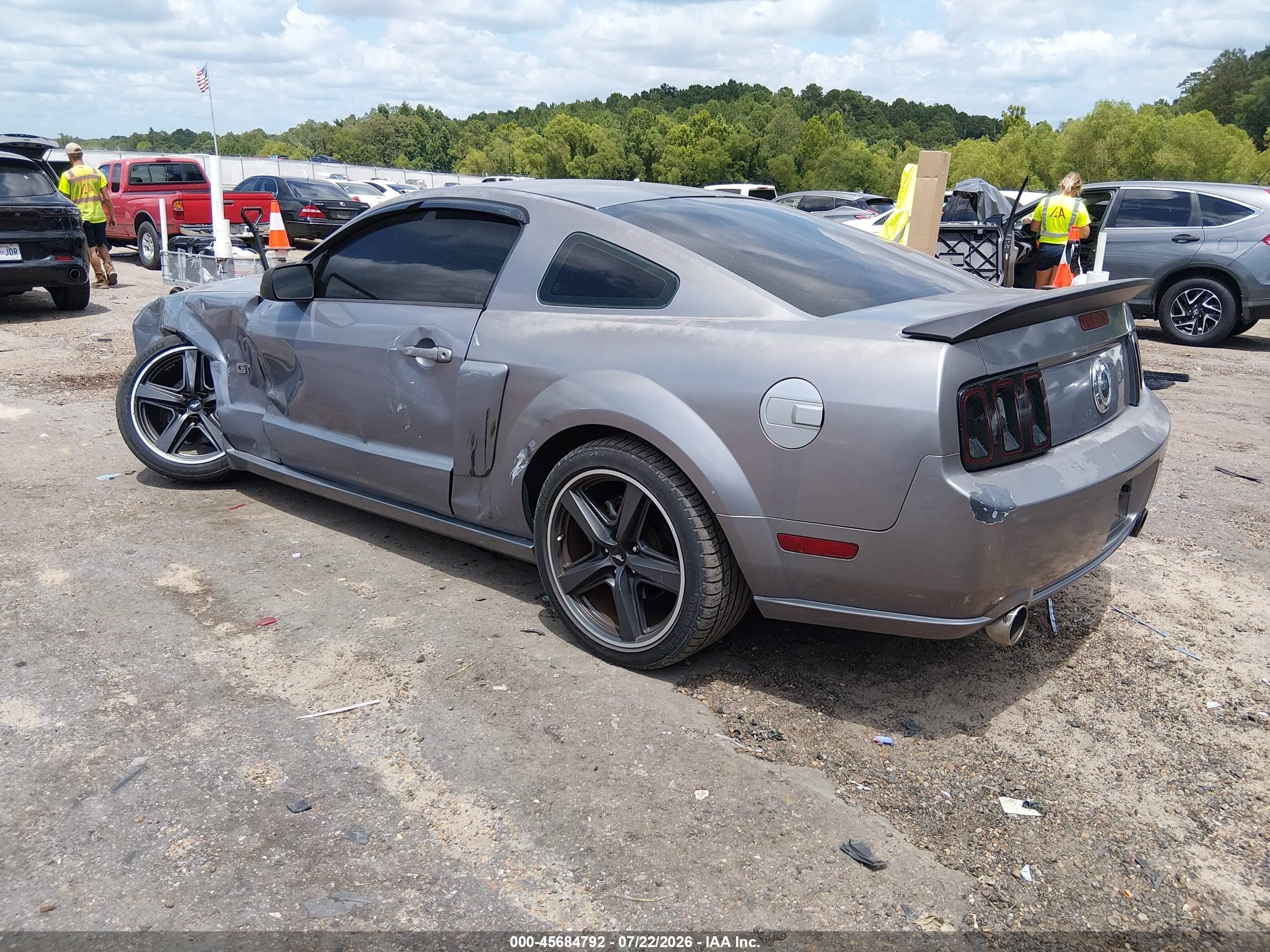 2007 Ford Mustang Gt Deluxe/gt Premium Gray vin: 1ZVFT82H575231571