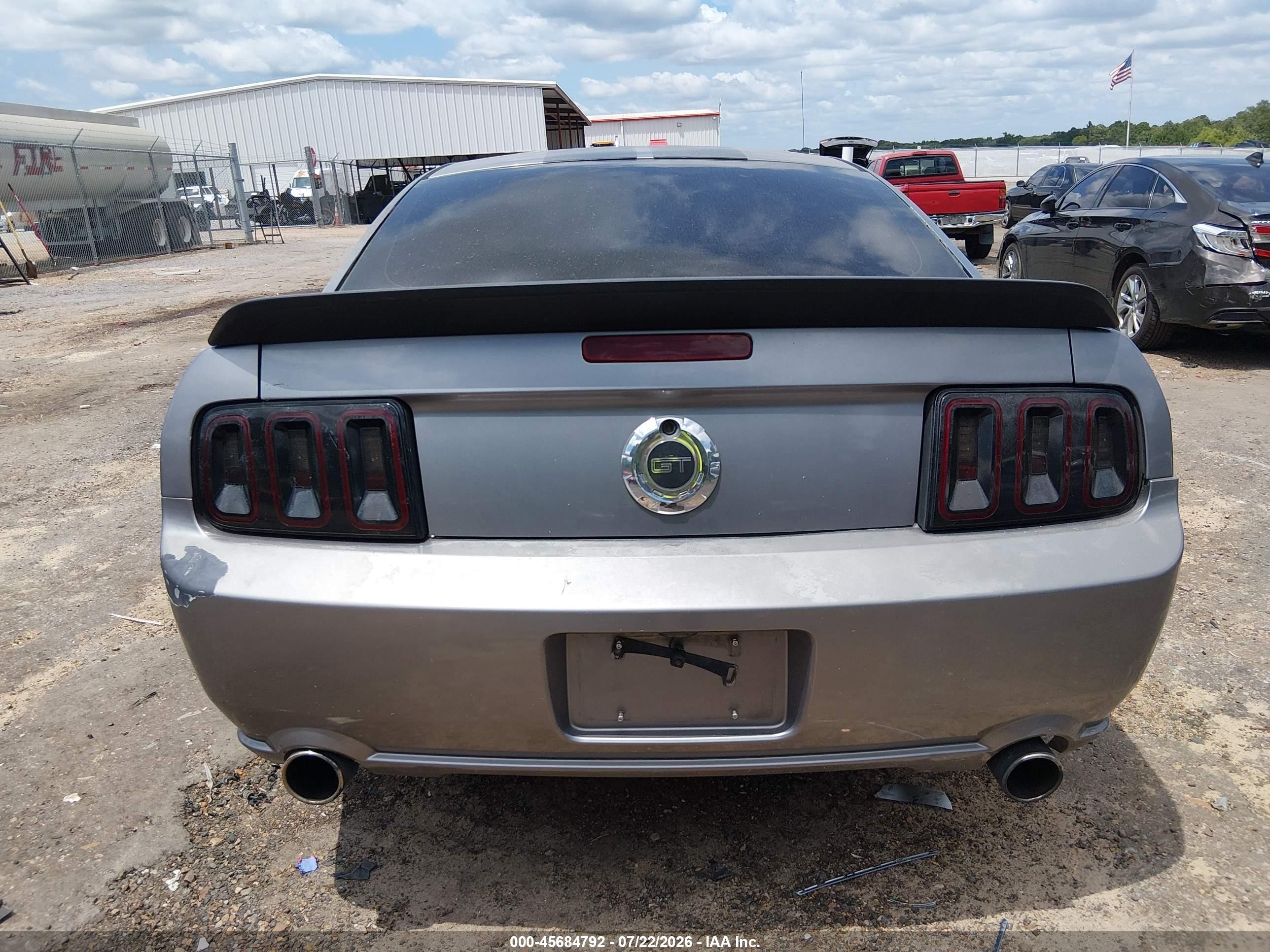 2007 Ford Mustang Gt Deluxe/gt Premium Gray vin: 1ZVFT82H575231571