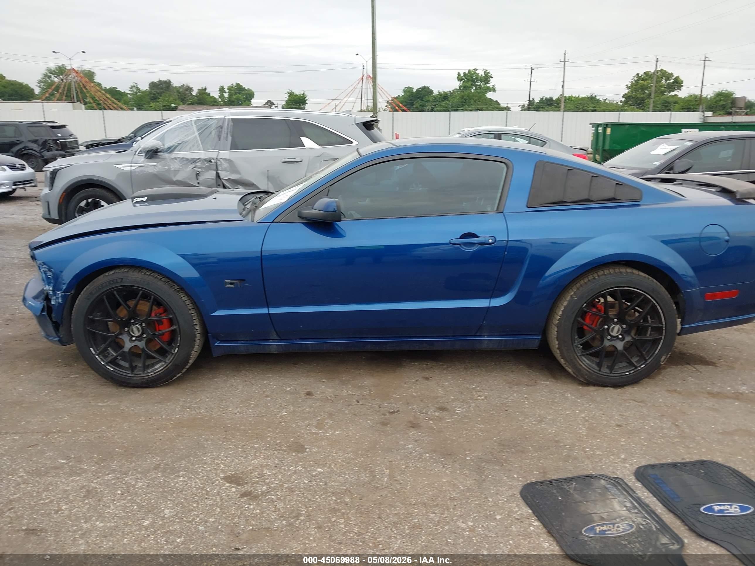 2007 Ford Mustang Gt Deluxe/gt Premium Blue vin: 1ZVFT82H575345098
