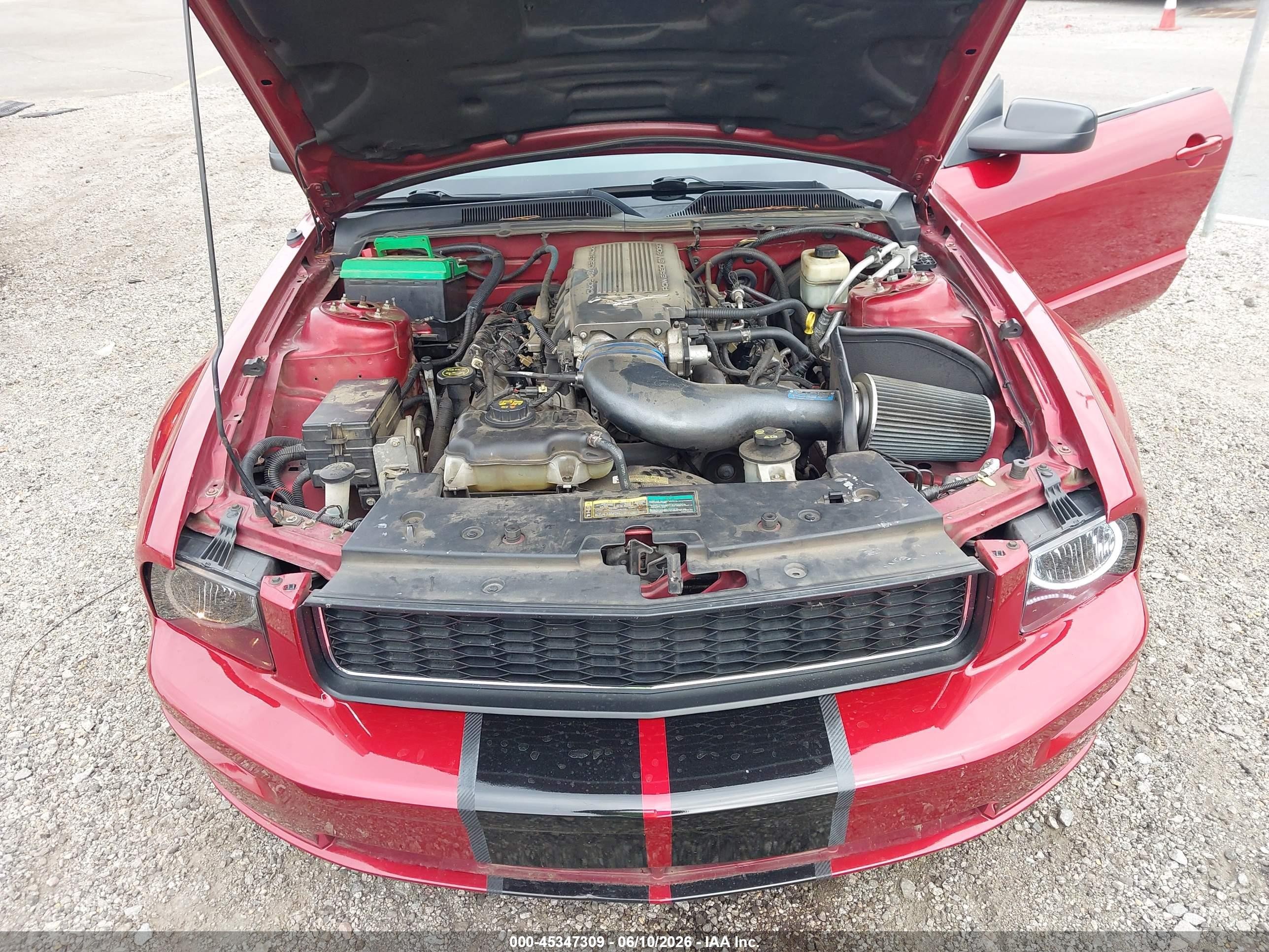 2007 Ford Mustang Gt Deluxe/gt Premium Red vin: 1ZVFT82H575363732