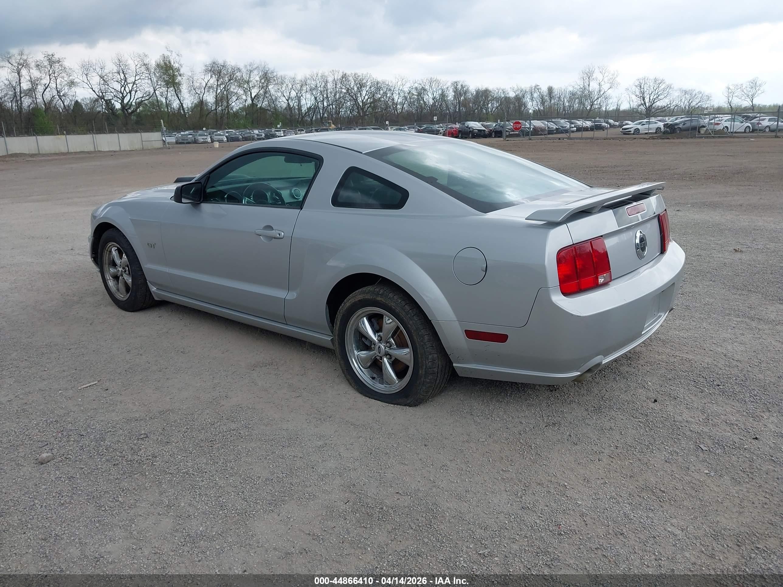 2006 Ford Mustang Gt Silver vin: 1ZVFT82H665142638