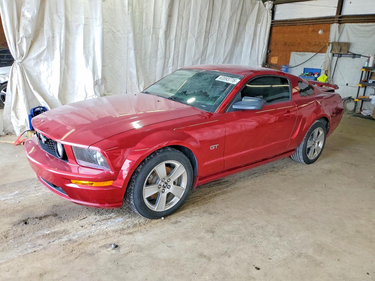 2006 Ford Mustang Gt Red vin: 1ZVFT82H665266327