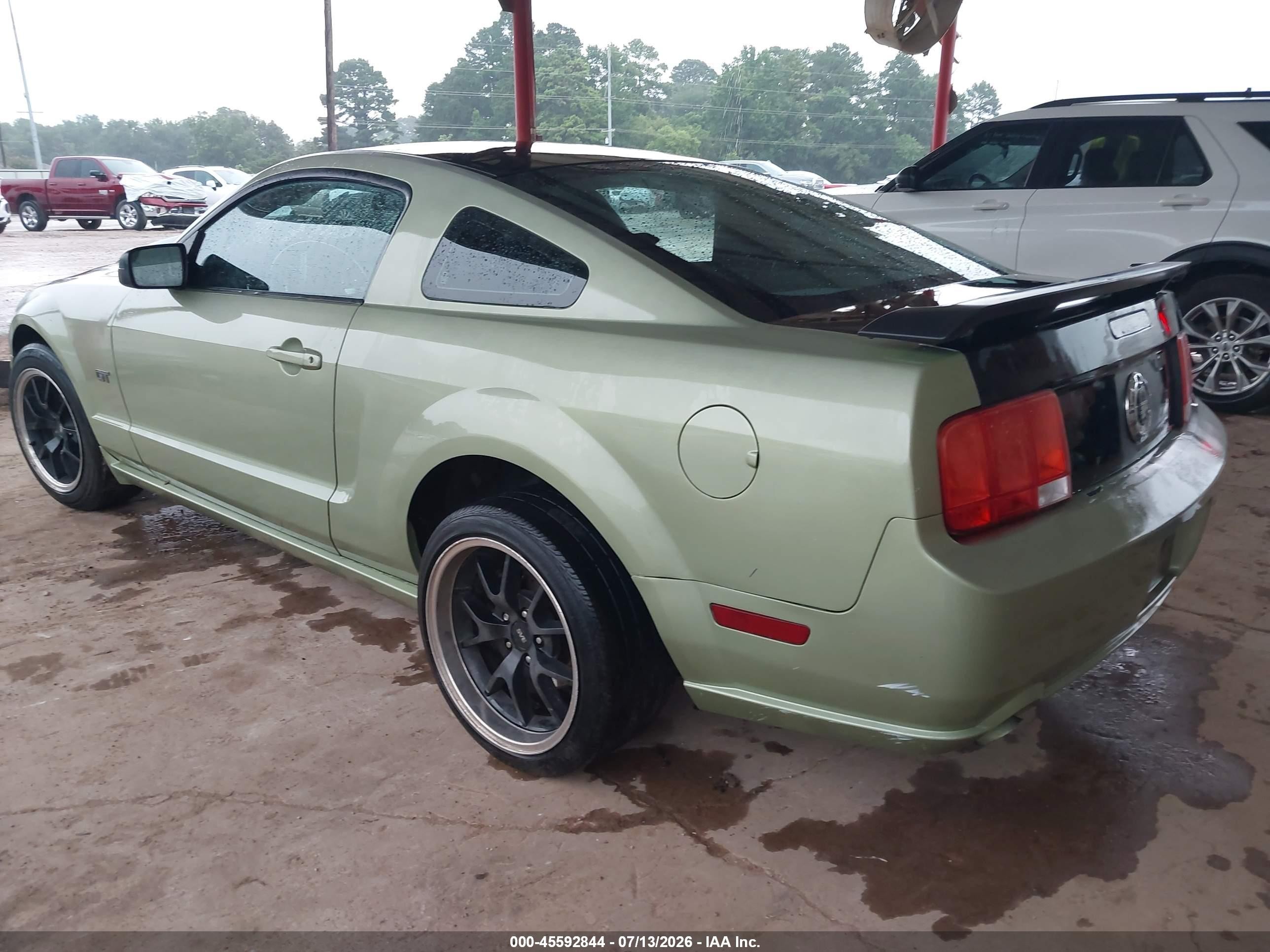 2006 Ford Mustang Gt Green vin: 1ZVFT82H765264165