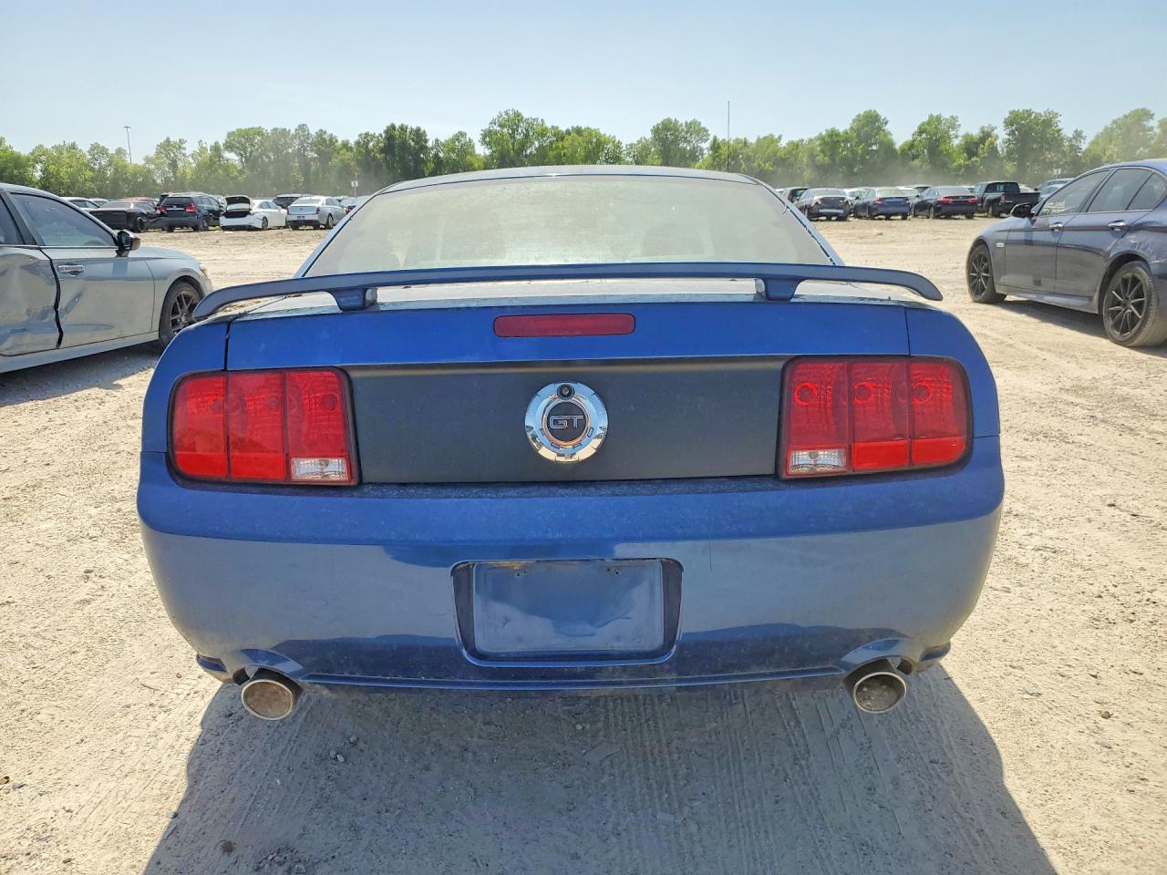 2007 Ford Mustang Gt Blue vin: 1ZVFT82H775241891