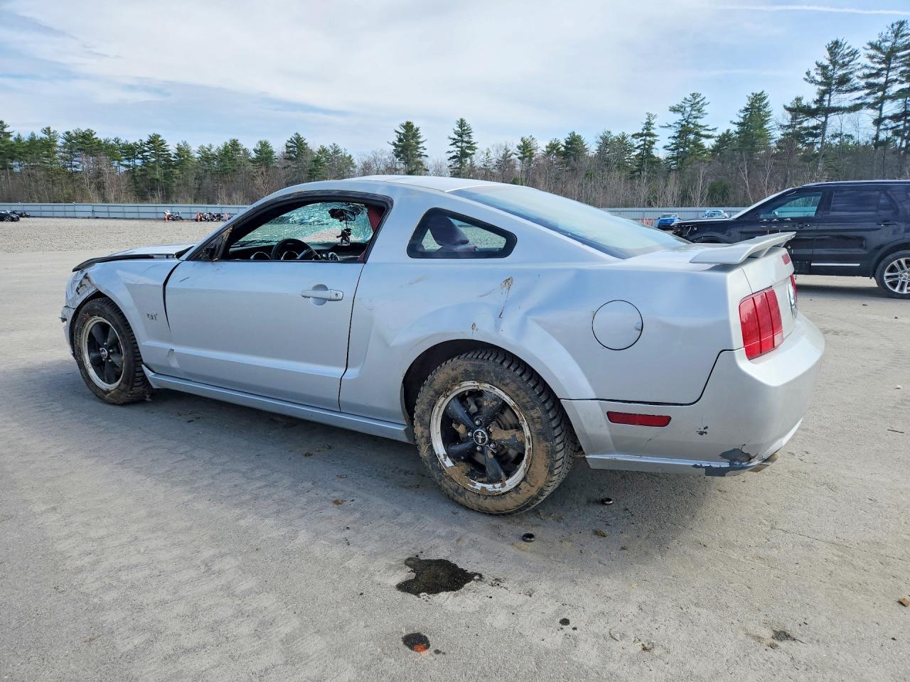 2007 Ford Mustang Gt Серебряный vin: 1ZVFT82H875224775