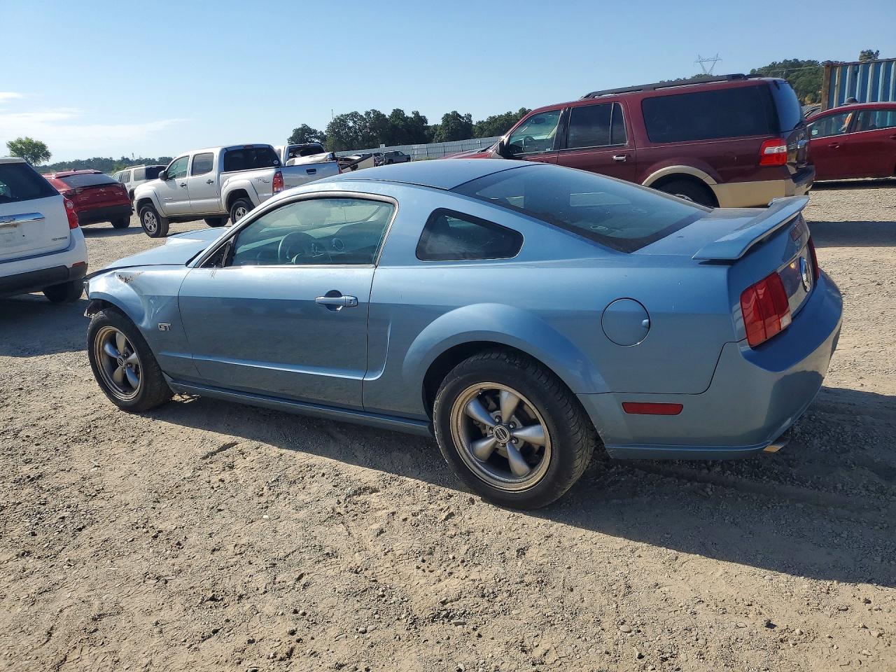 2005 Ford Mustang Gt Blue vin: 1ZVFT82H955245700