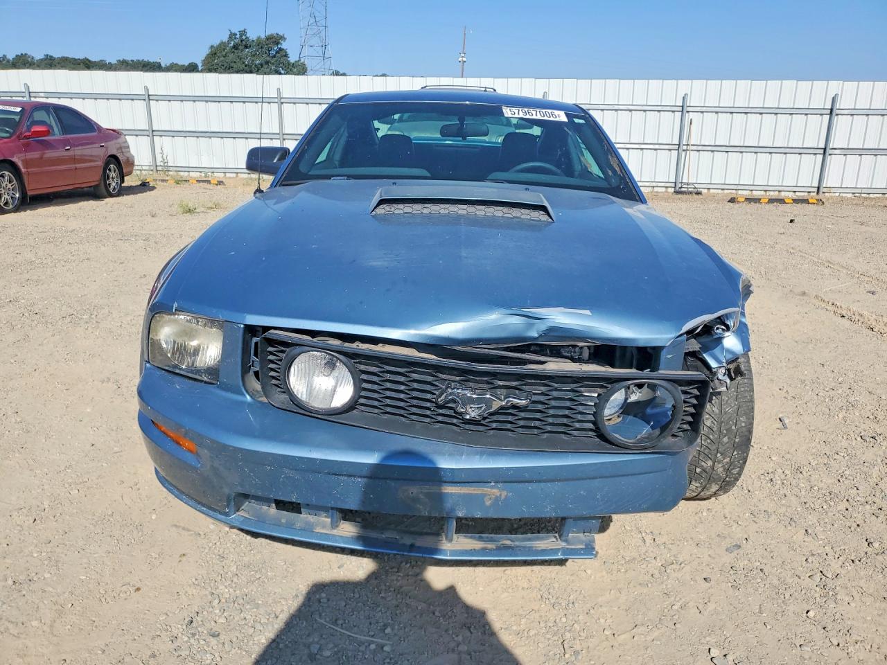 2005 Ford Mustang Gt Blue vin: 1ZVFT82H955245700