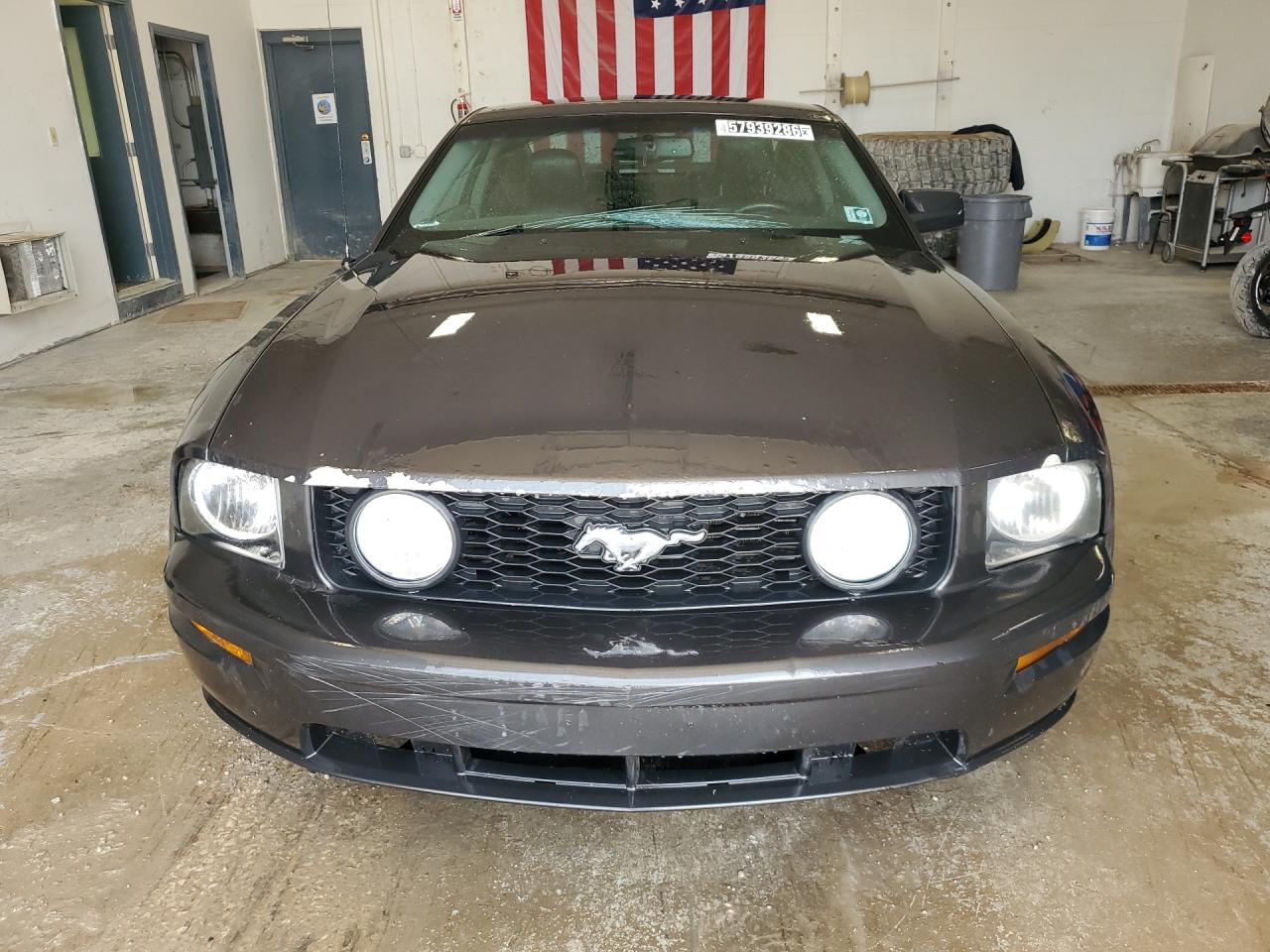 2007 Ford Mustang Gt Gray vin: 1ZVFT82H975241505 Damage: Hood, Multiple Scratches Heavy, 5