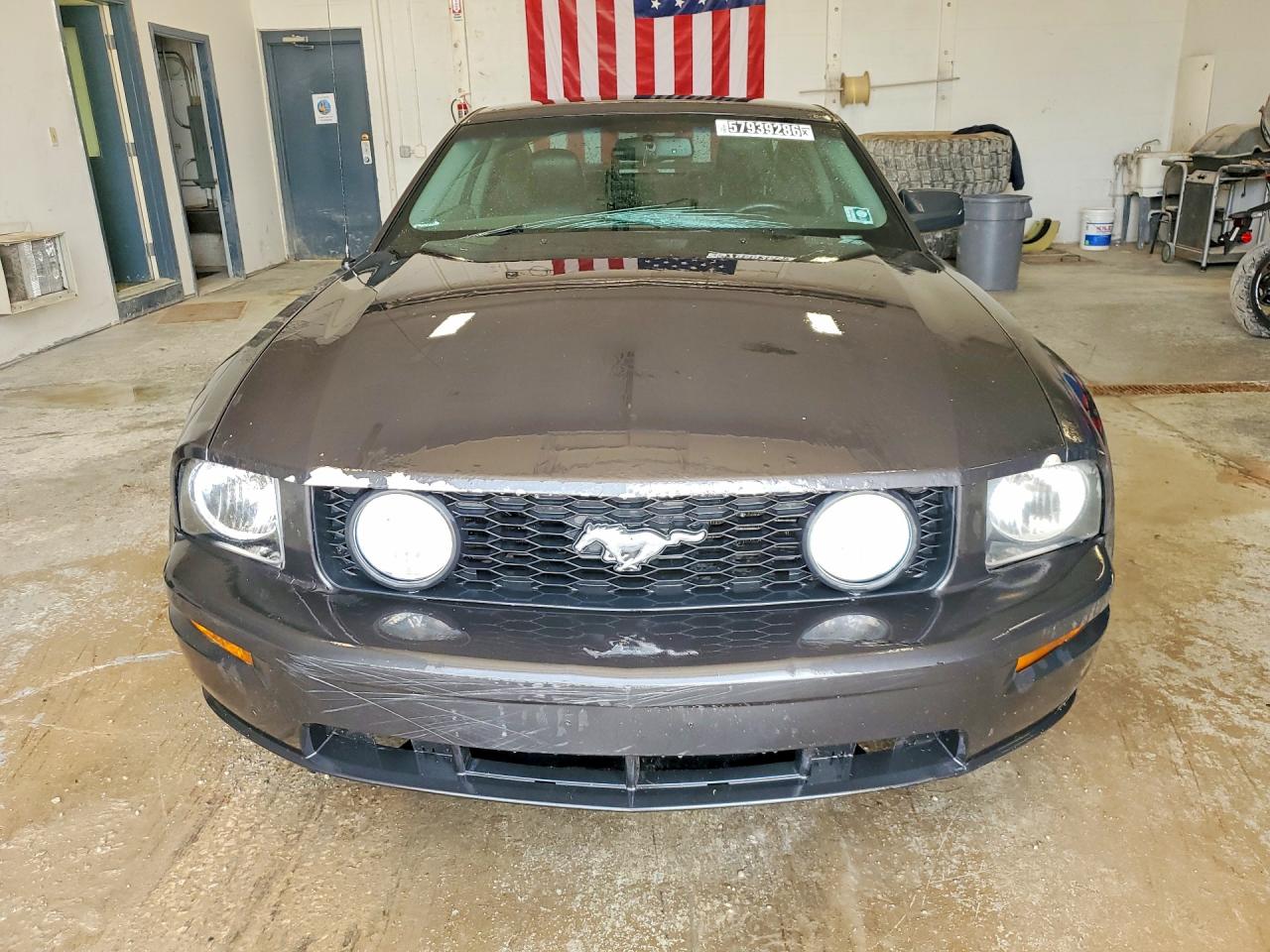 2007 Ford Mustang Gt Gray vin: 1ZVFT82H975241505