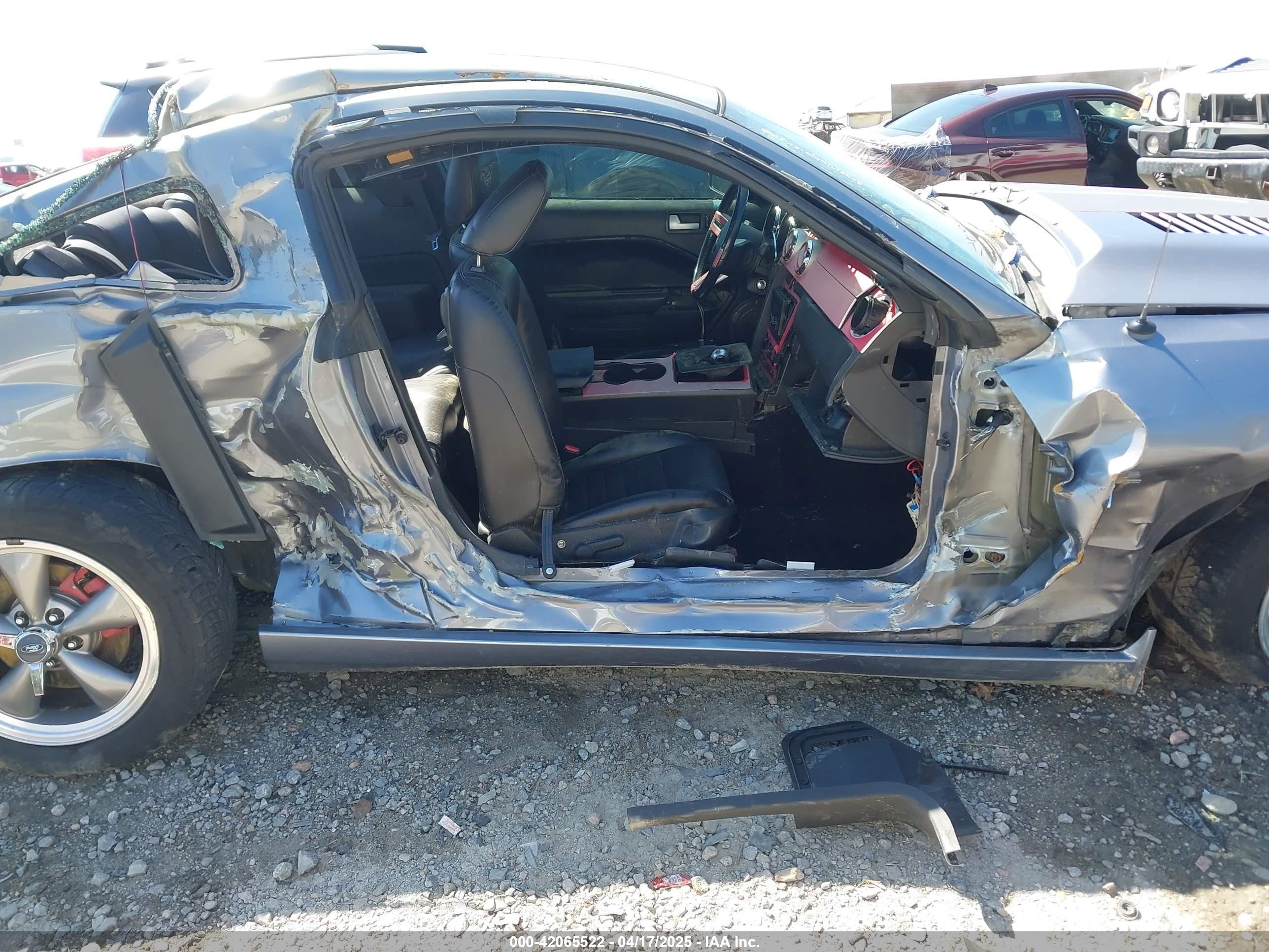 2006 Ford Mustang Gt Silver vin: 1ZVFT82HX65104037