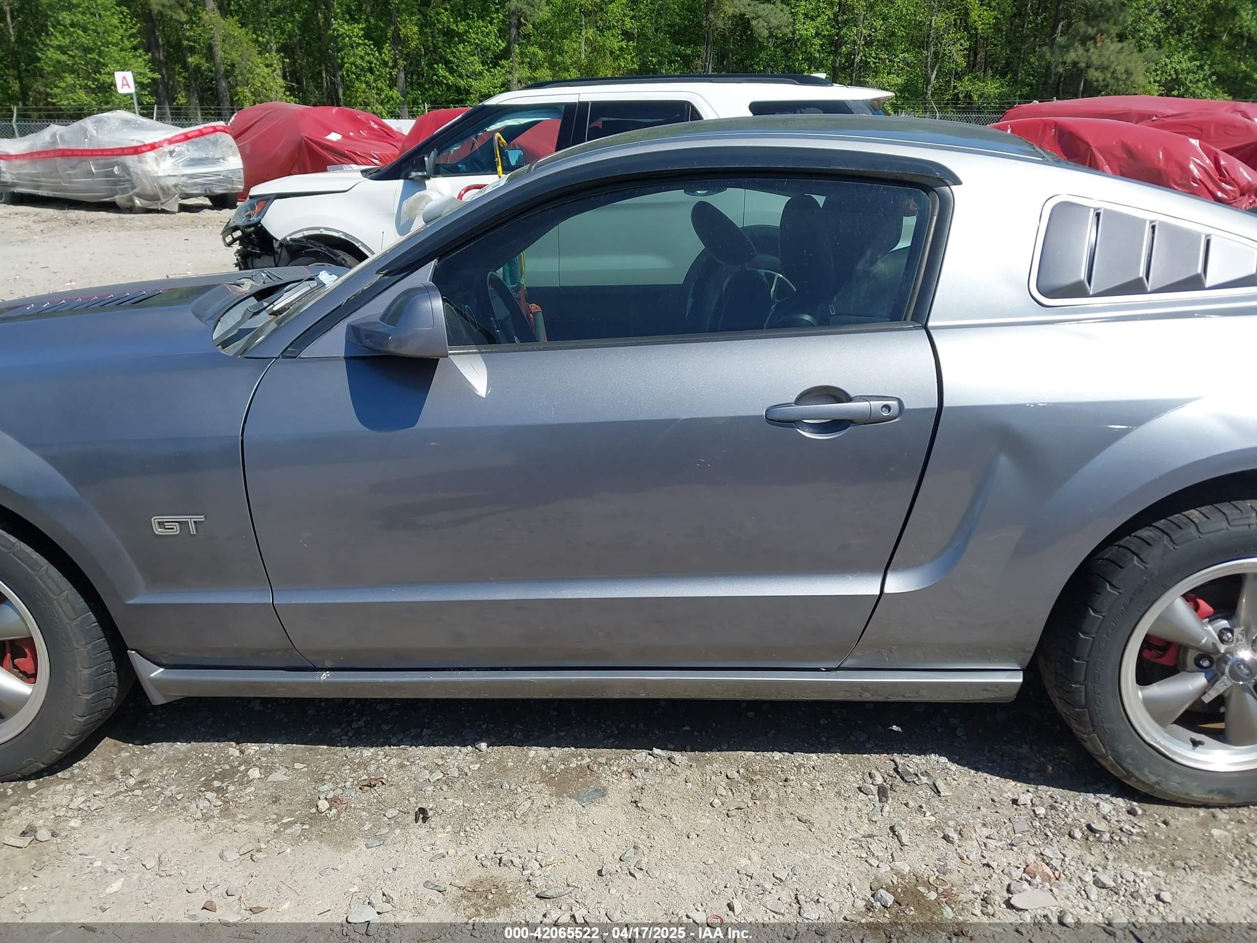 2006 Ford Mustang Gt Silver vin: 1ZVFT82HX65104037